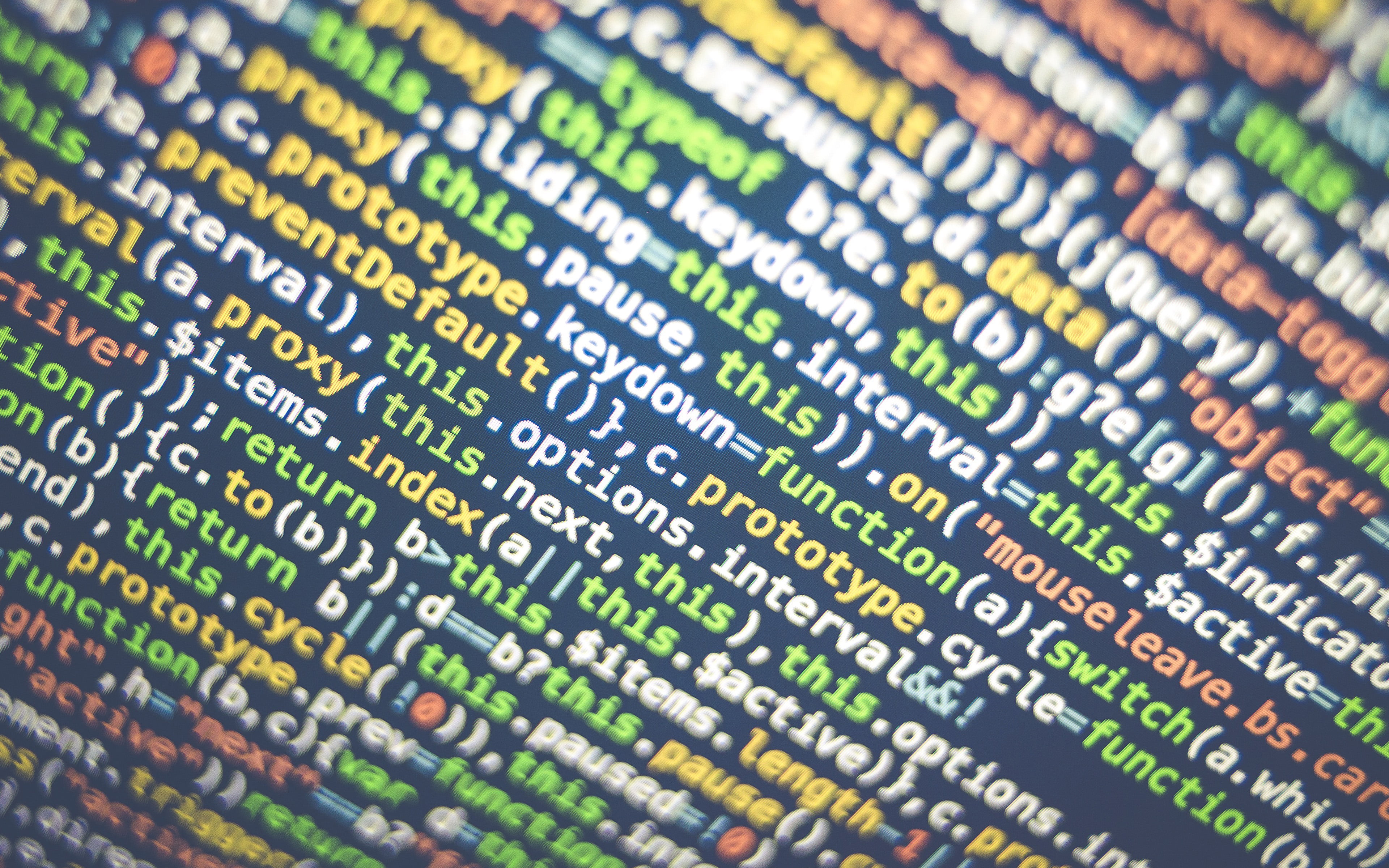 code, screen, it, pattern, background, selective focus, full frame