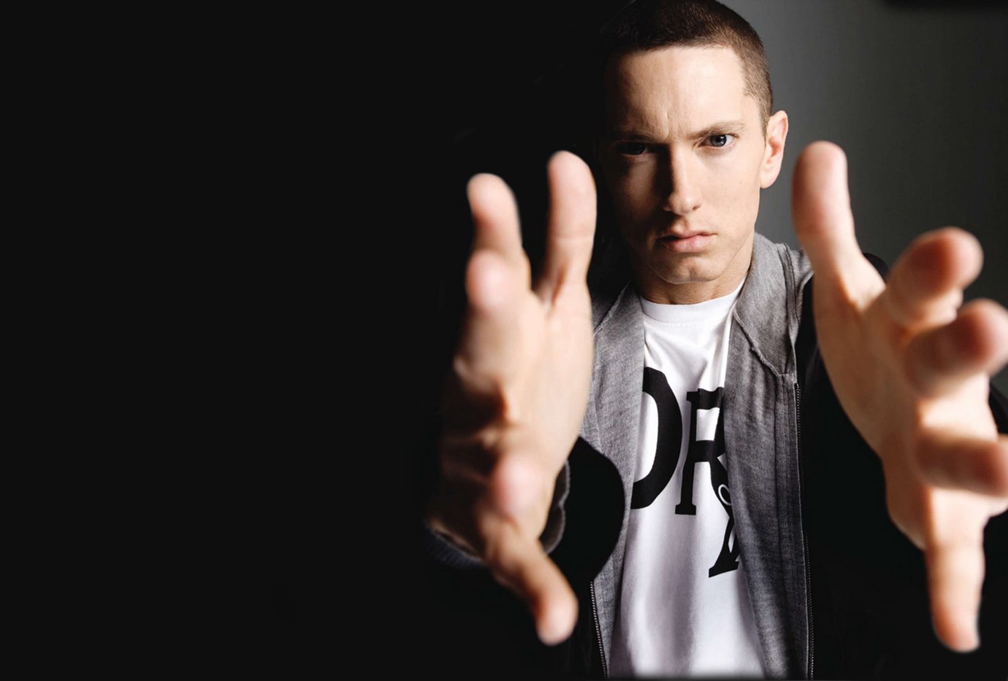 Eminem, actor, male, singer, rap, gesturing, aggression, one person