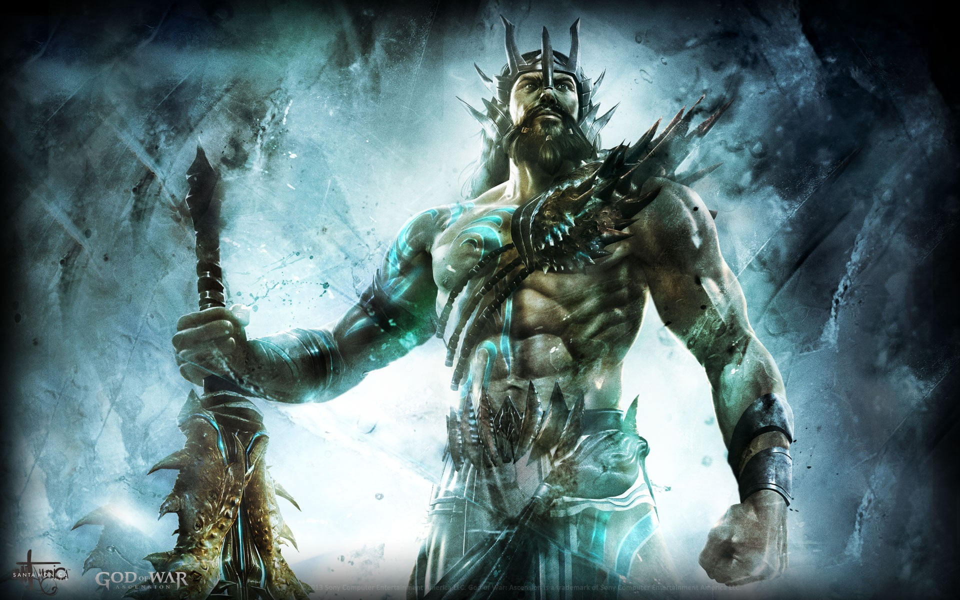 God of War digital wallpaper, video games, Poseidon, mythology