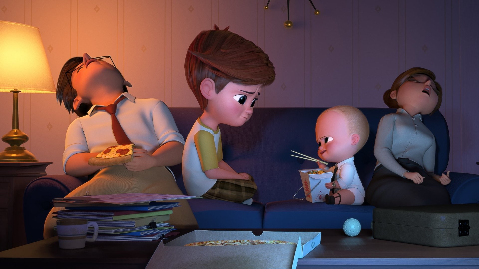 Movie, The Boss Baby, child, childhood, table, women, females