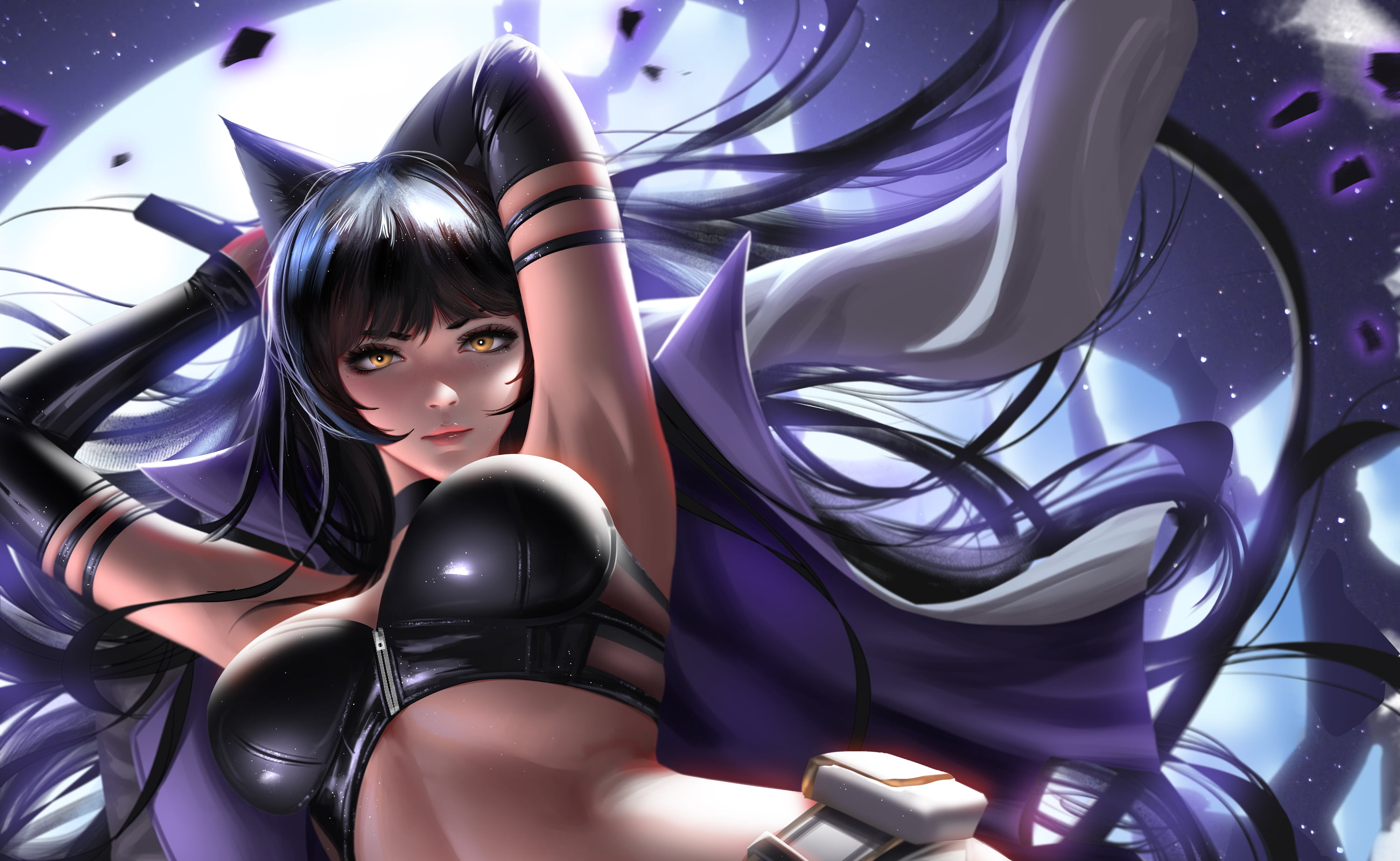 Free Download Hd Wallpaper Liang Xing Blake Belladonna Rwby Wallpaper Flare 2096