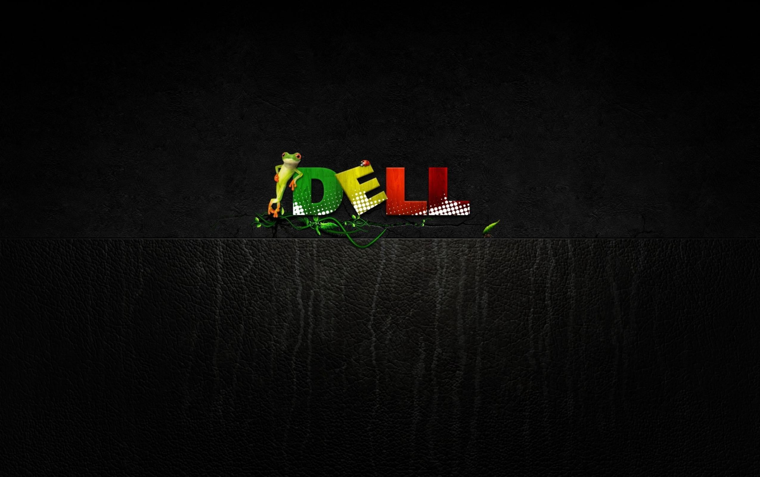 Dell Geico, Dell logo, Computers, frog, toy, childhood, black background