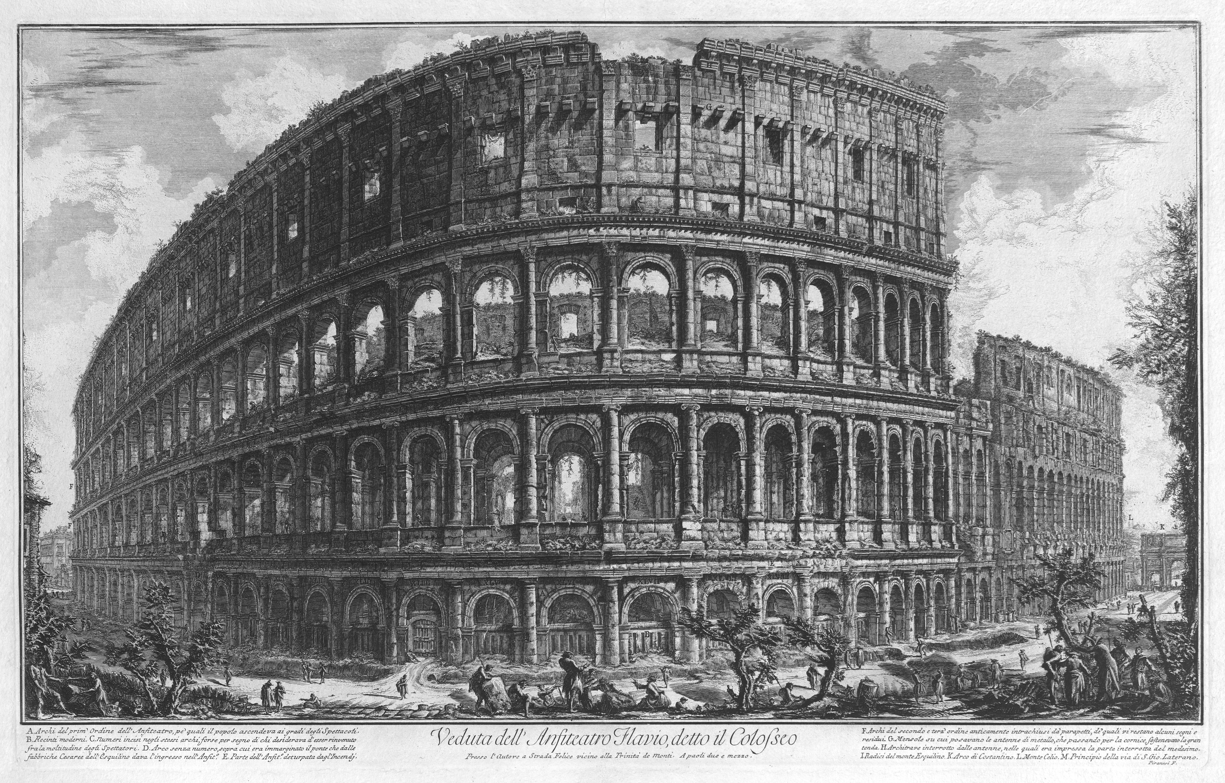 Artistic, Drawing, Colosseum, Rome