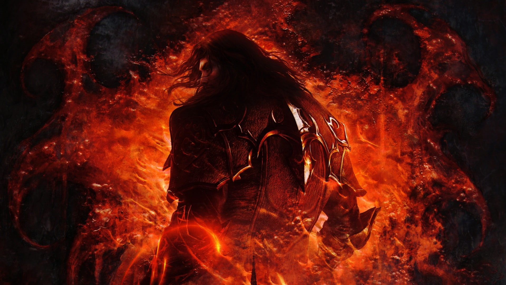Castlevania, video games, Castlevania: Lords of Shadow 2, fire