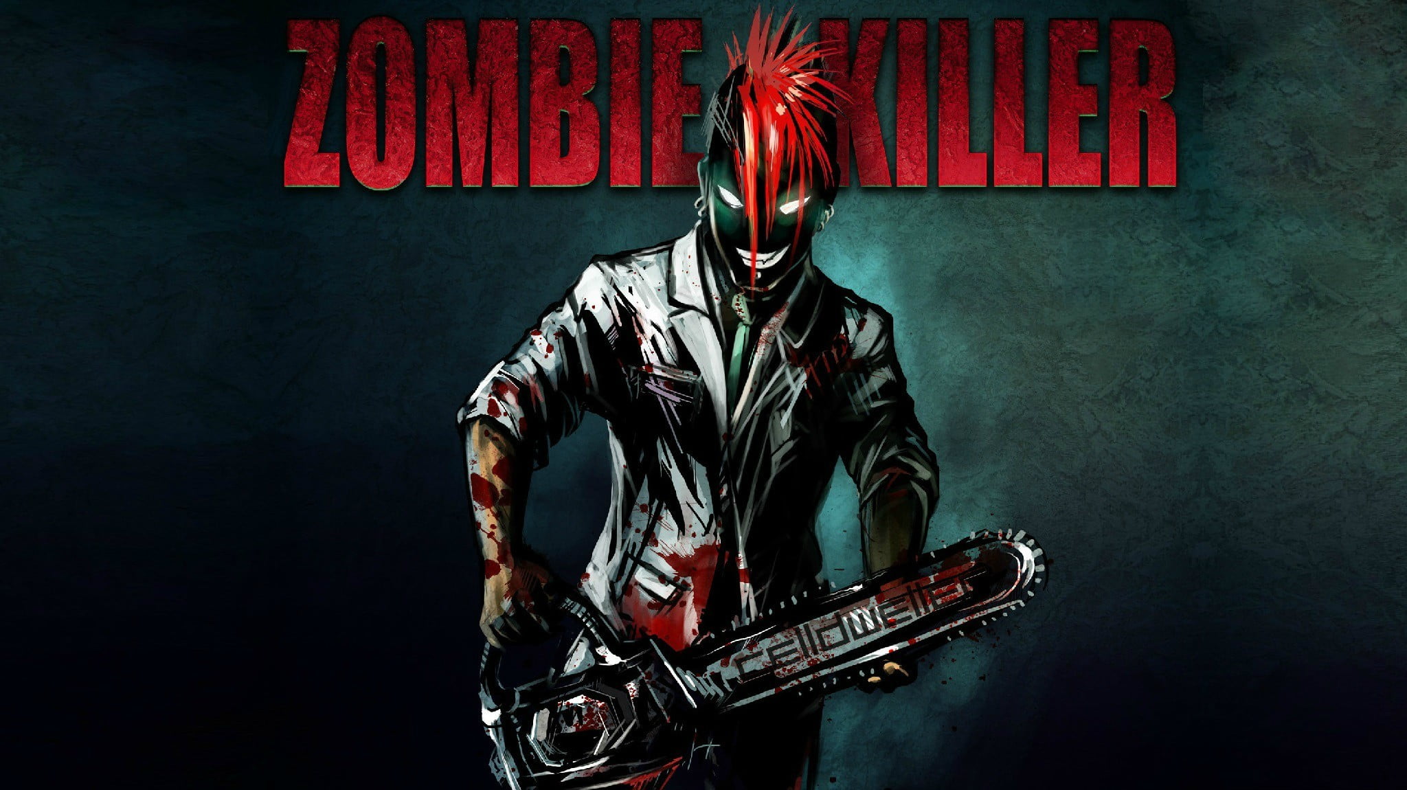 Klayton, chainsaws, blood, Dead Rising 3, text, red, one person