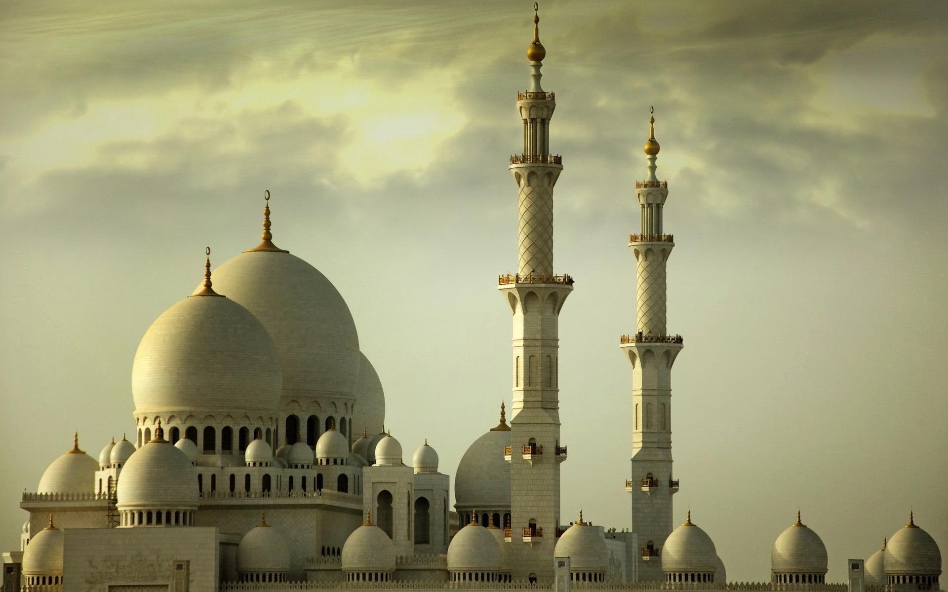 Mosque Abu Dhabi, nature and landscapes