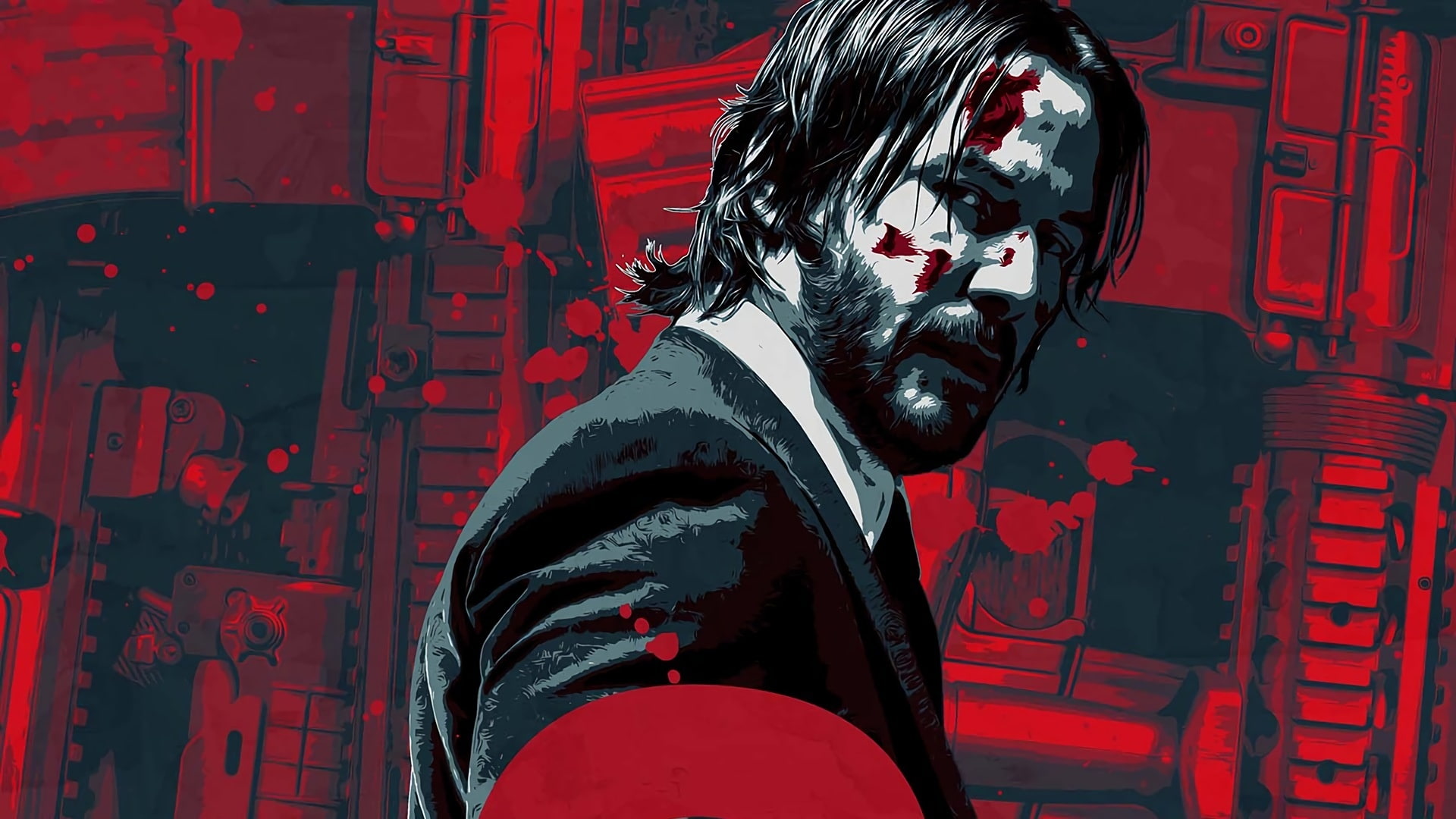 Keanu Reeves, John Wick, movies, John Wick Chapter 2, one person
