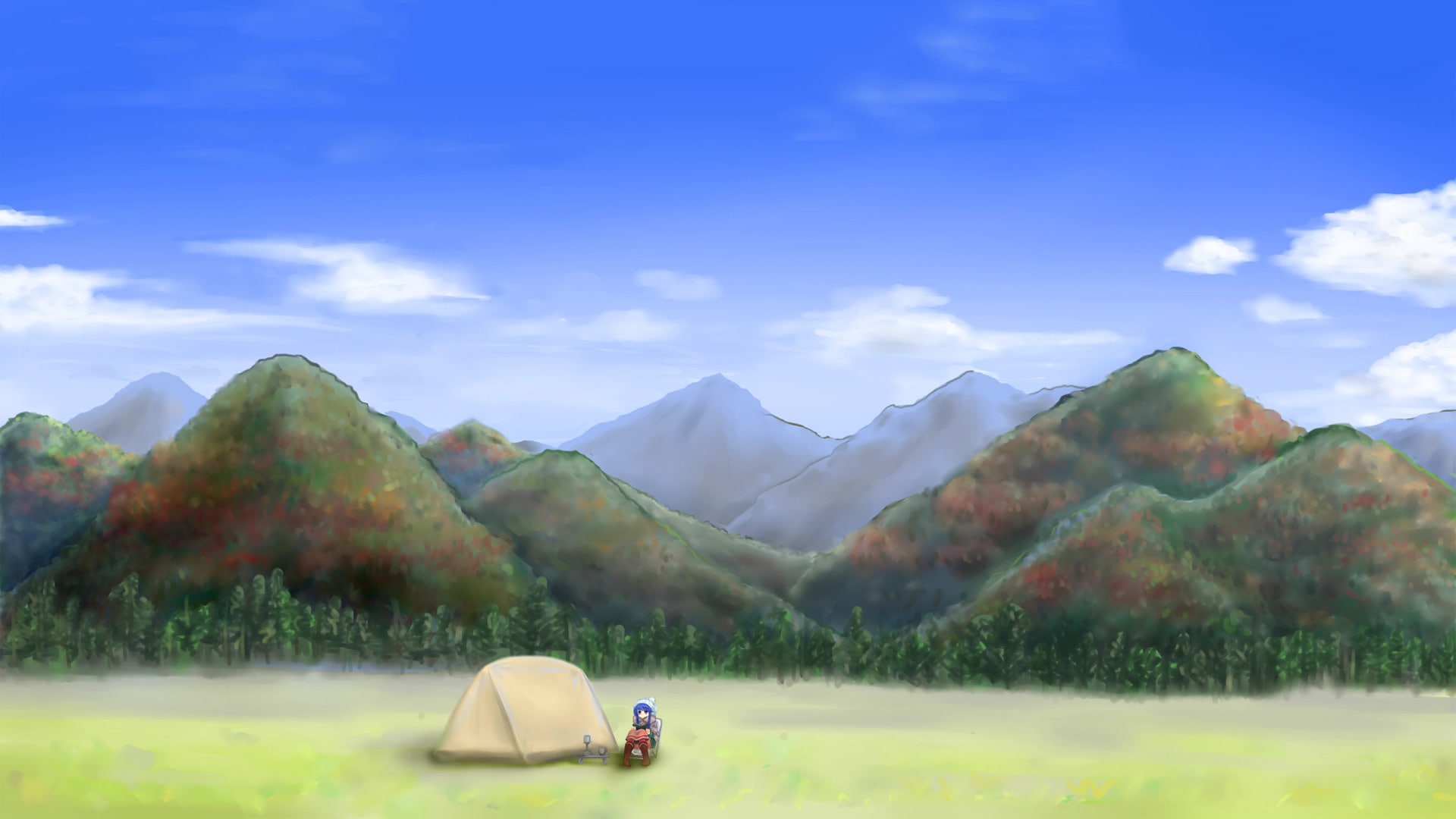 Anime, Laid-Back Camp, Rin Shima