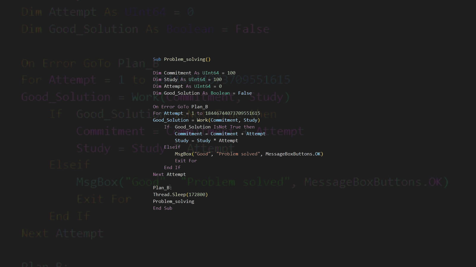 programmers, programming language, VB.Net, Problem solving