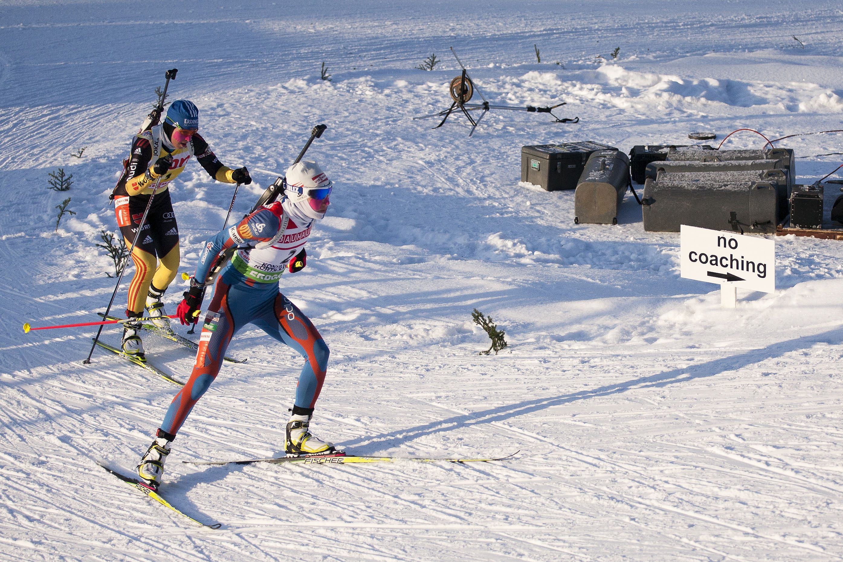 pair of green snow skis, kaisa makarainen, finnish biathlete