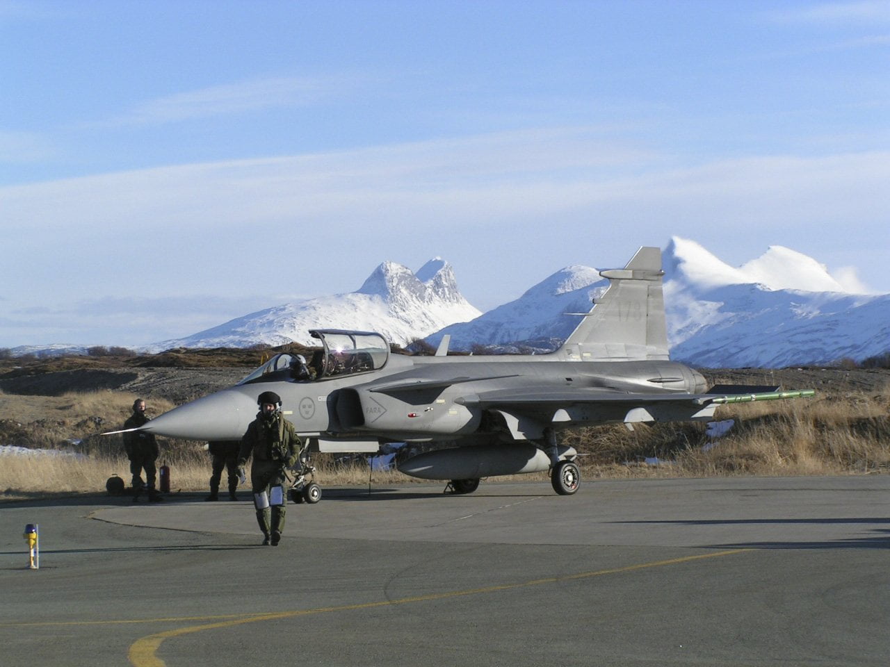 gray fighting plane, Jet Fighters, Saab JAS 39 Gripen, airplane