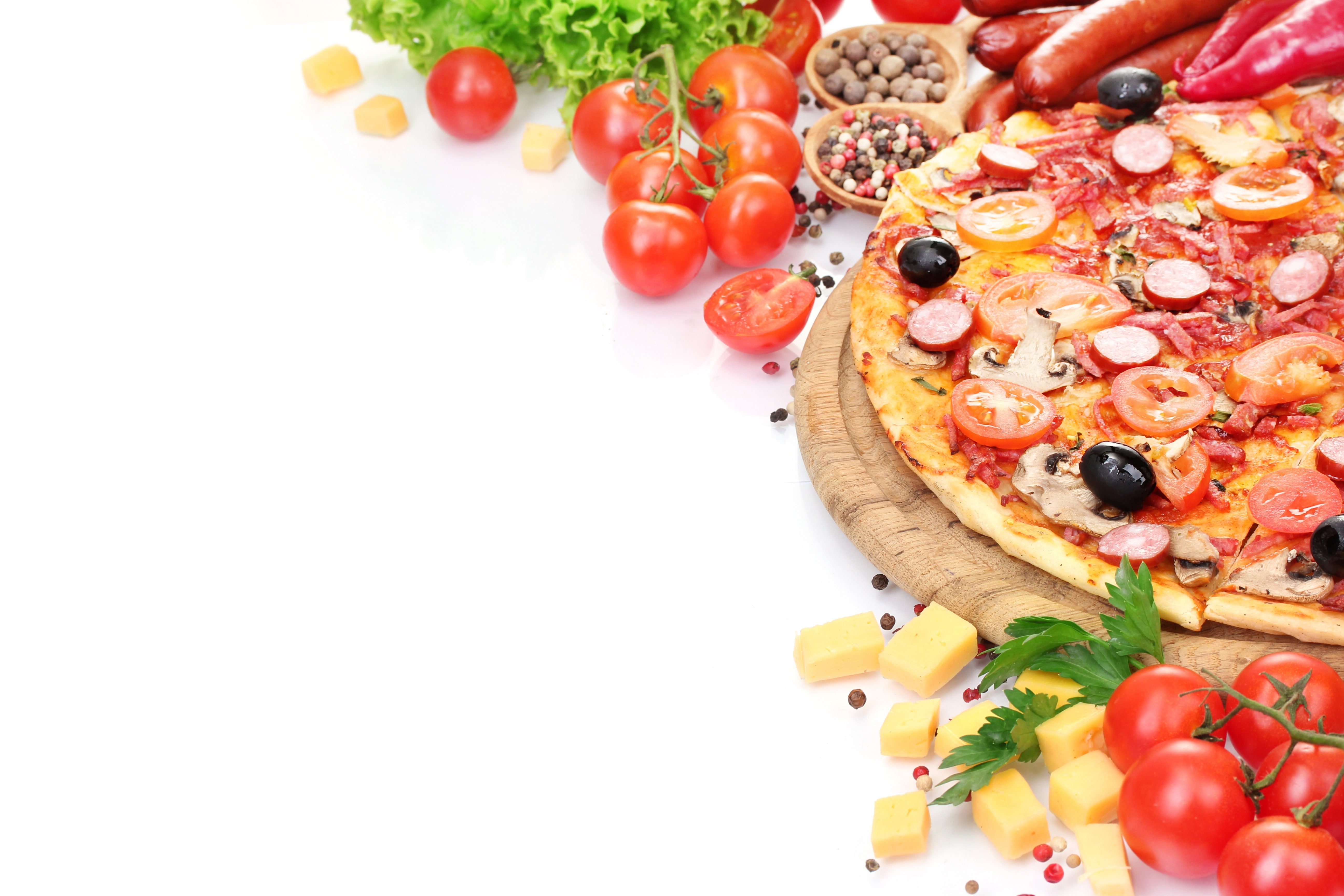 Pizza, Vegetables, Tasty, Ready, food and drink, fruit, tomato