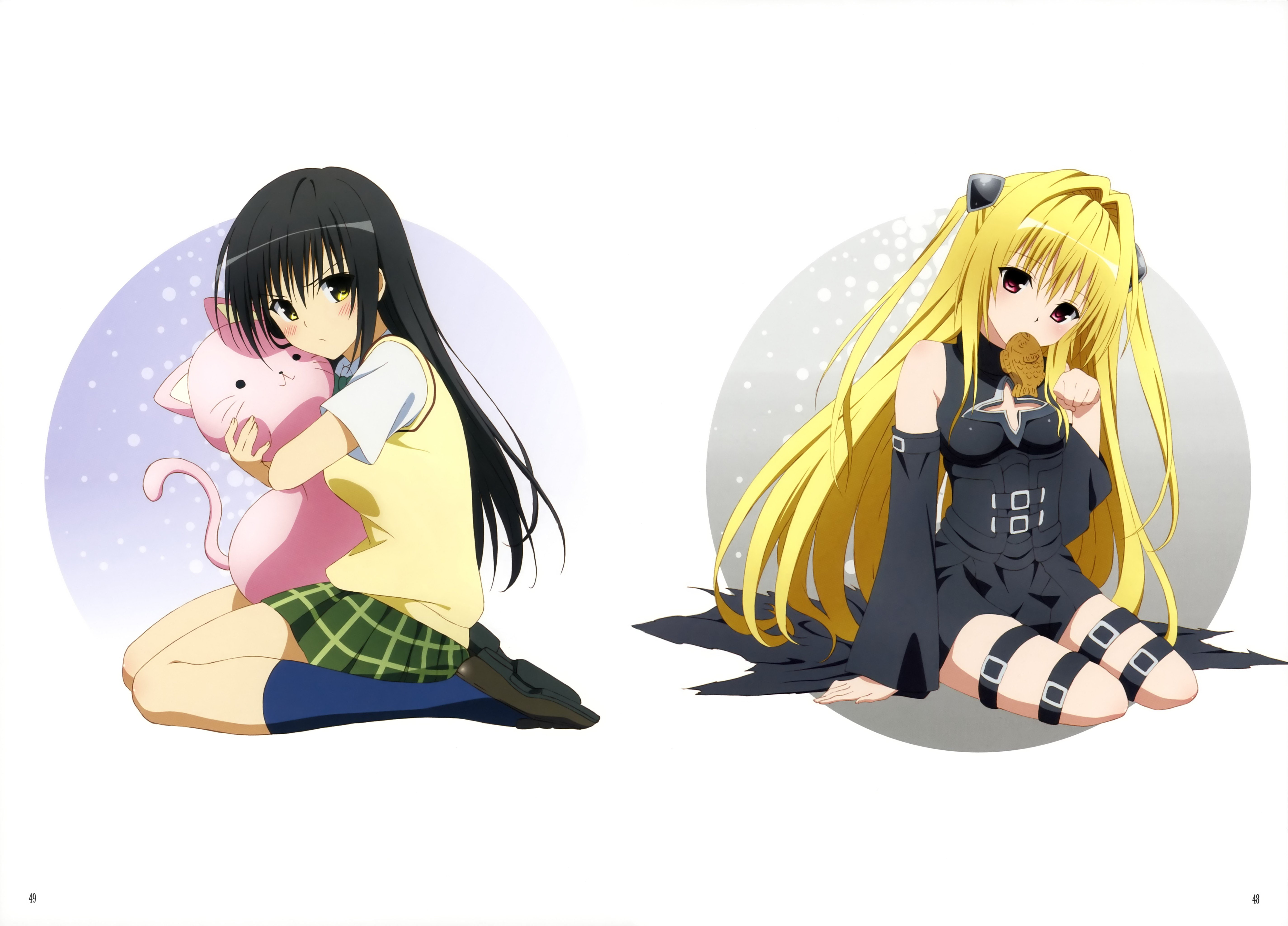 to love ru anime girls golden darkness kotegawa yui anime, white background