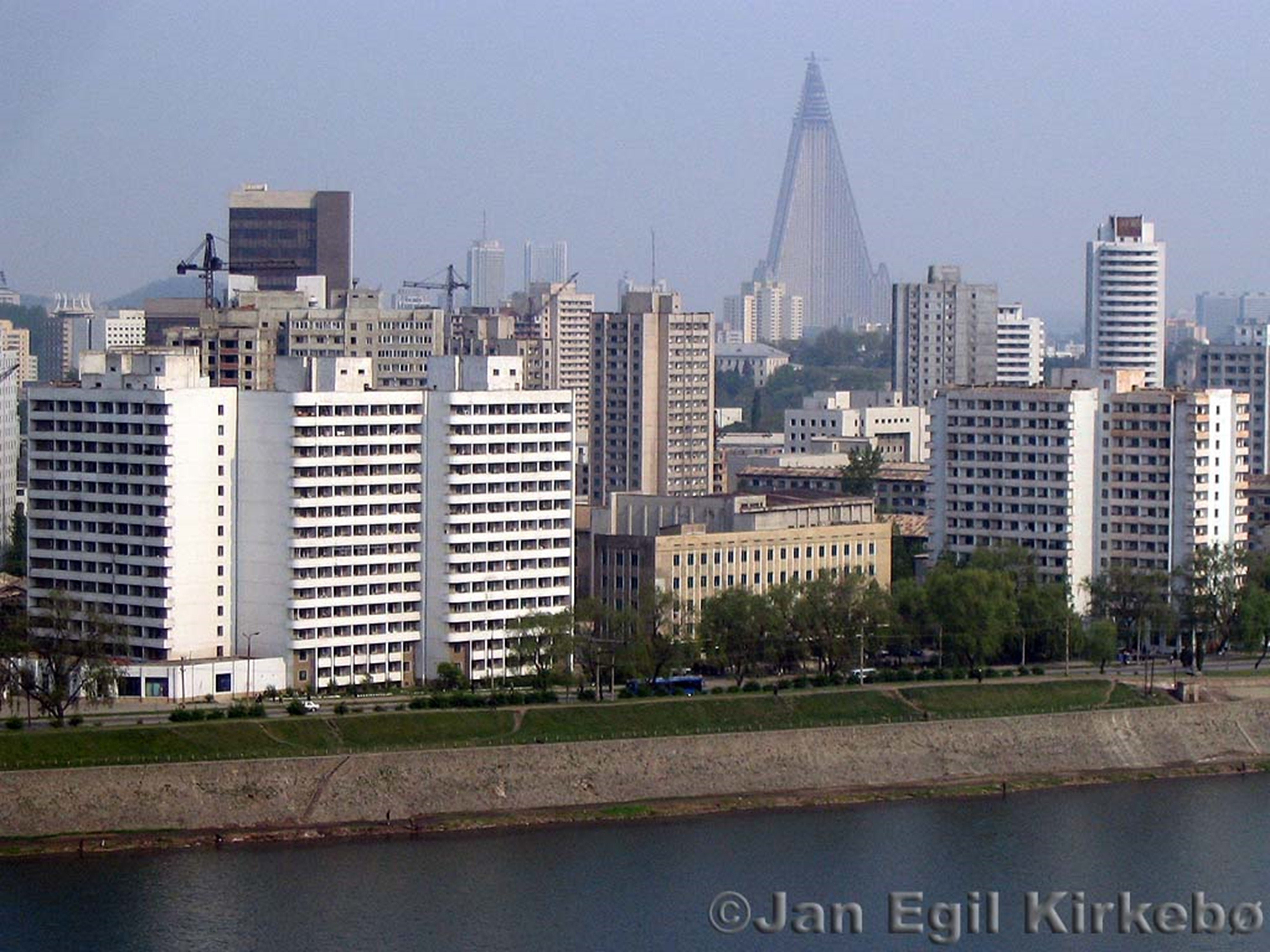 asia, city, day, korea, north, pyongyang, river