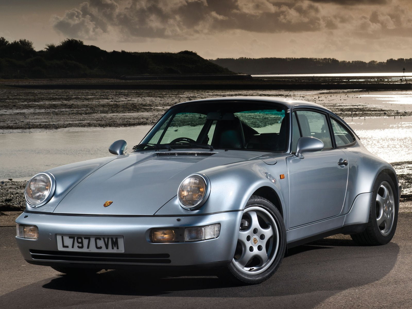 (964), 1993, 911, carrera, coupe, porsche, turbolook, uk-spec