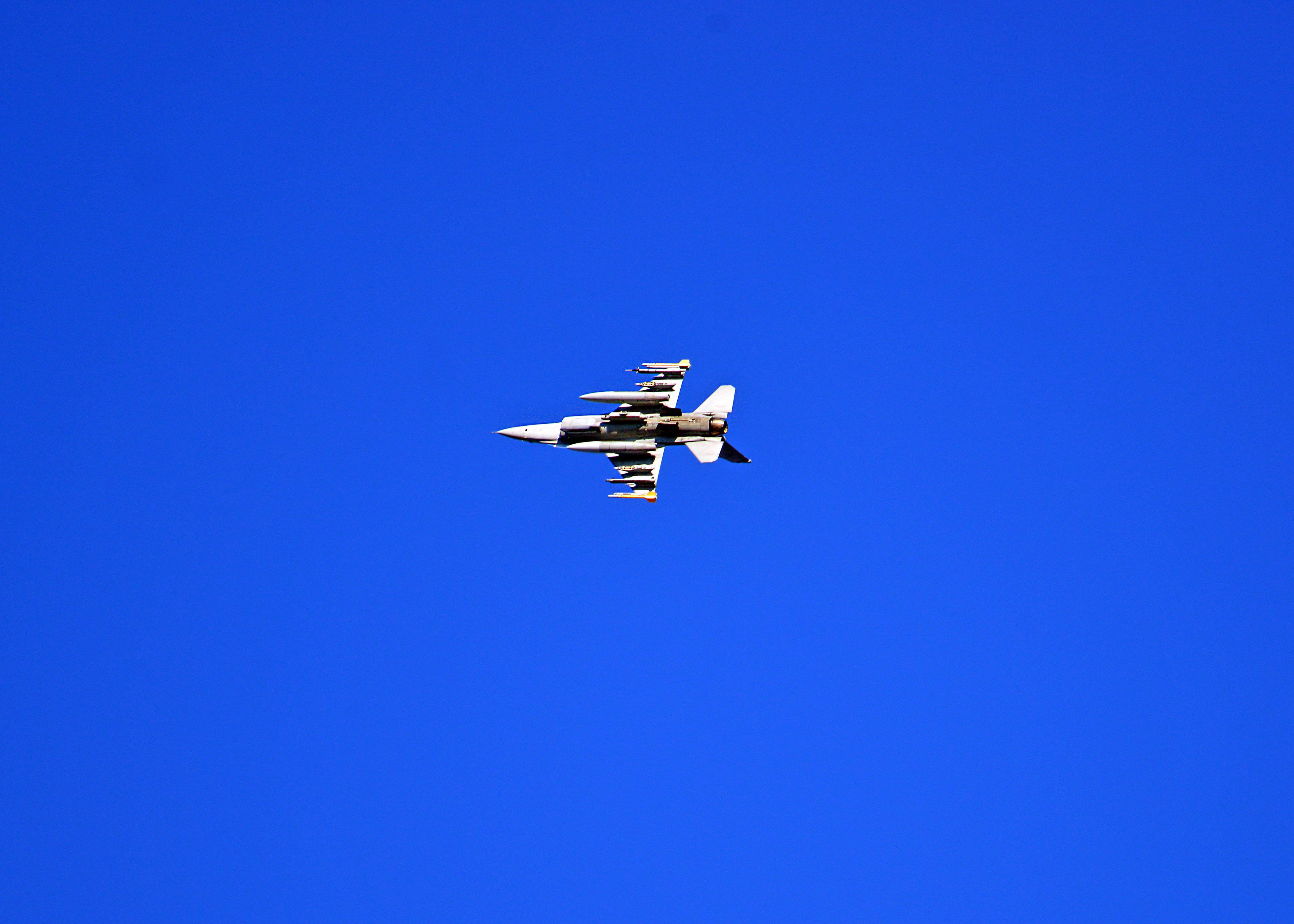 the sky, the plane, American, multifunction, F-16 Fighting Falcon
