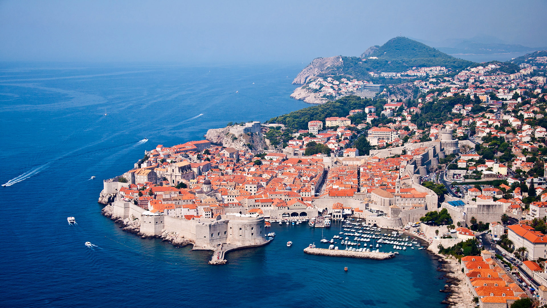 Vacations On The Adriatic Sea, Dubrovnik Croatia Hd Desktop Backgrounds Free Download
