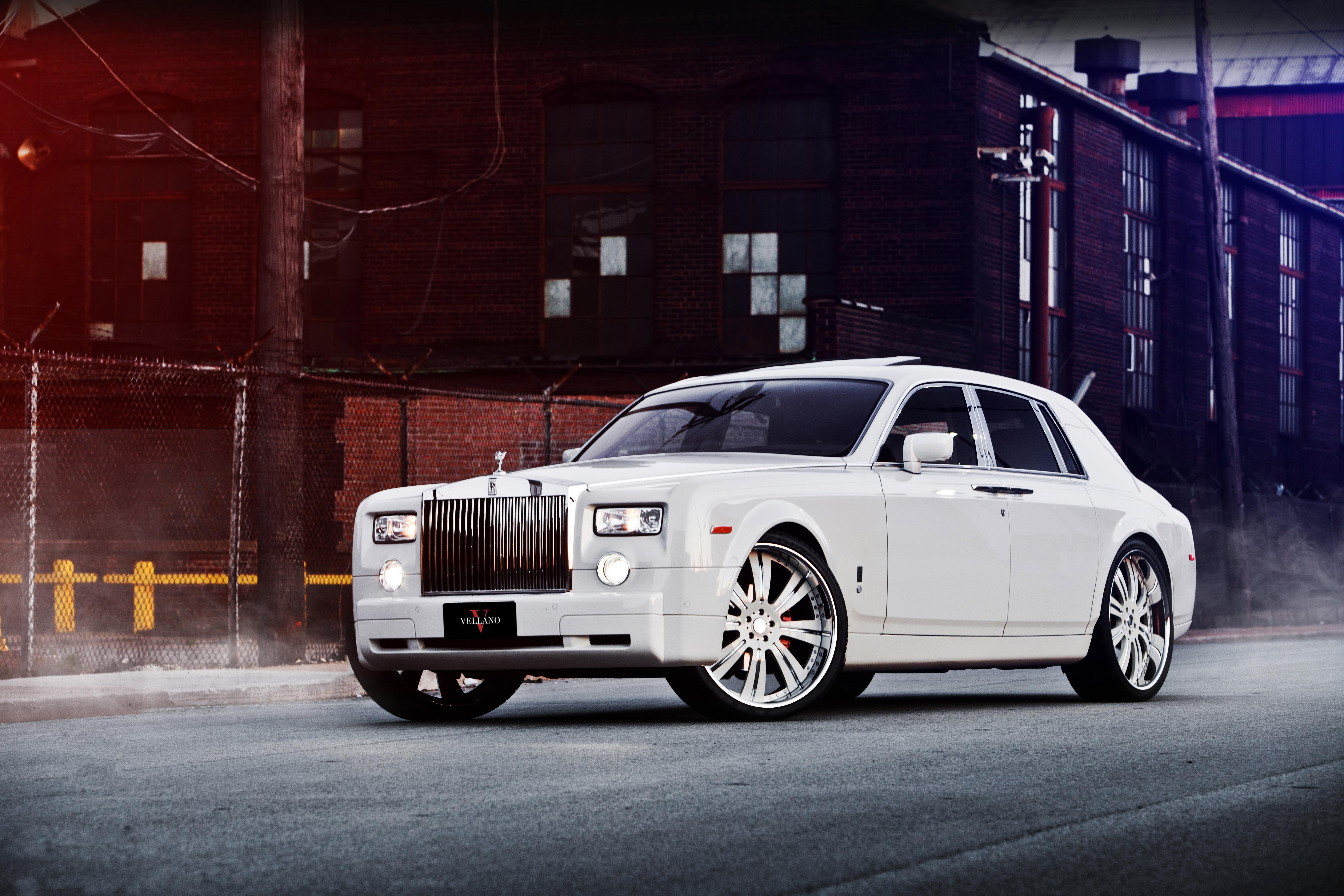 Rolls-Royce Cars, luxury cars, white cars