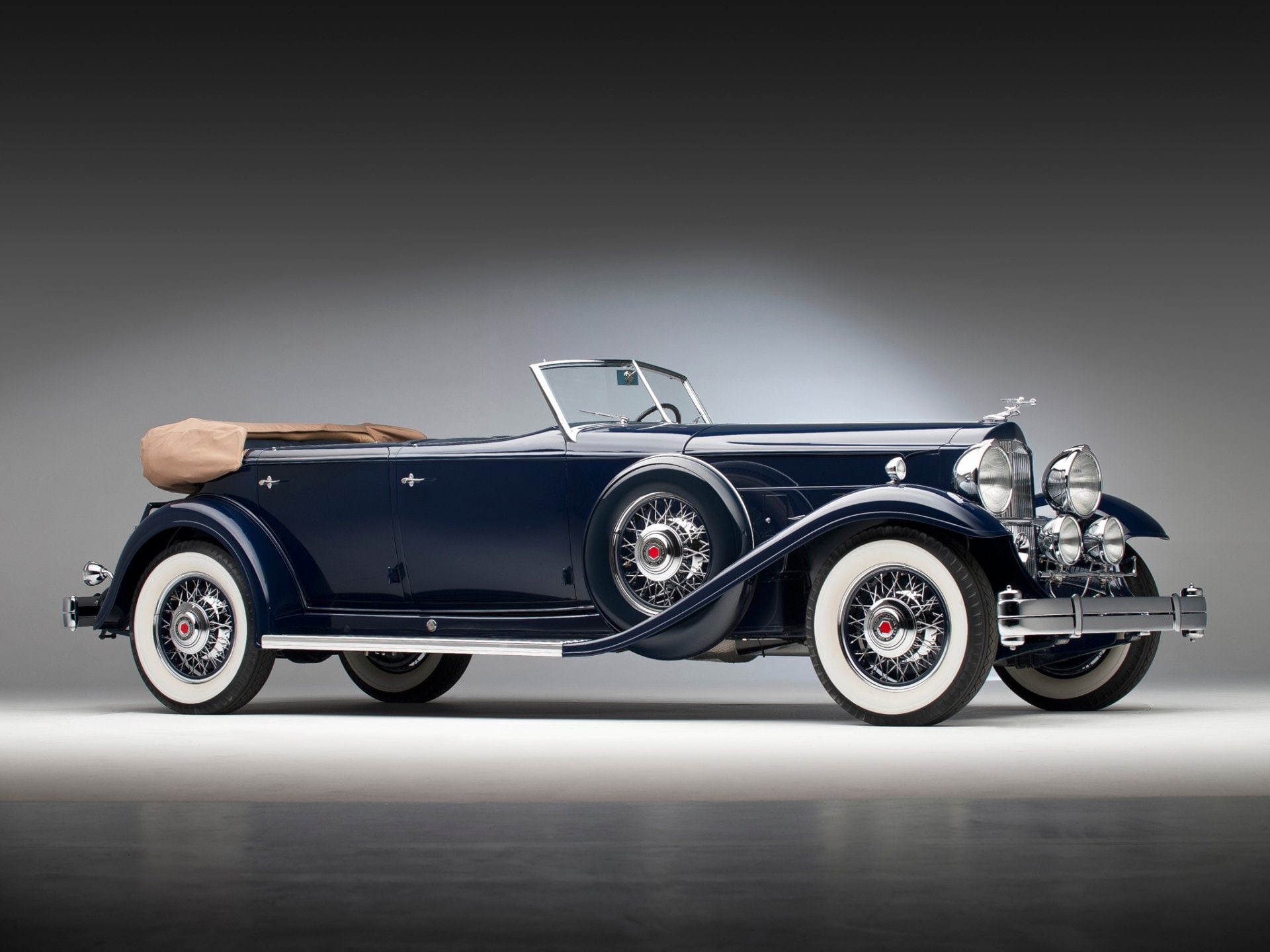 Packard, Packard Twin Six Sport Phaeton, Blue Car, Luxury Car