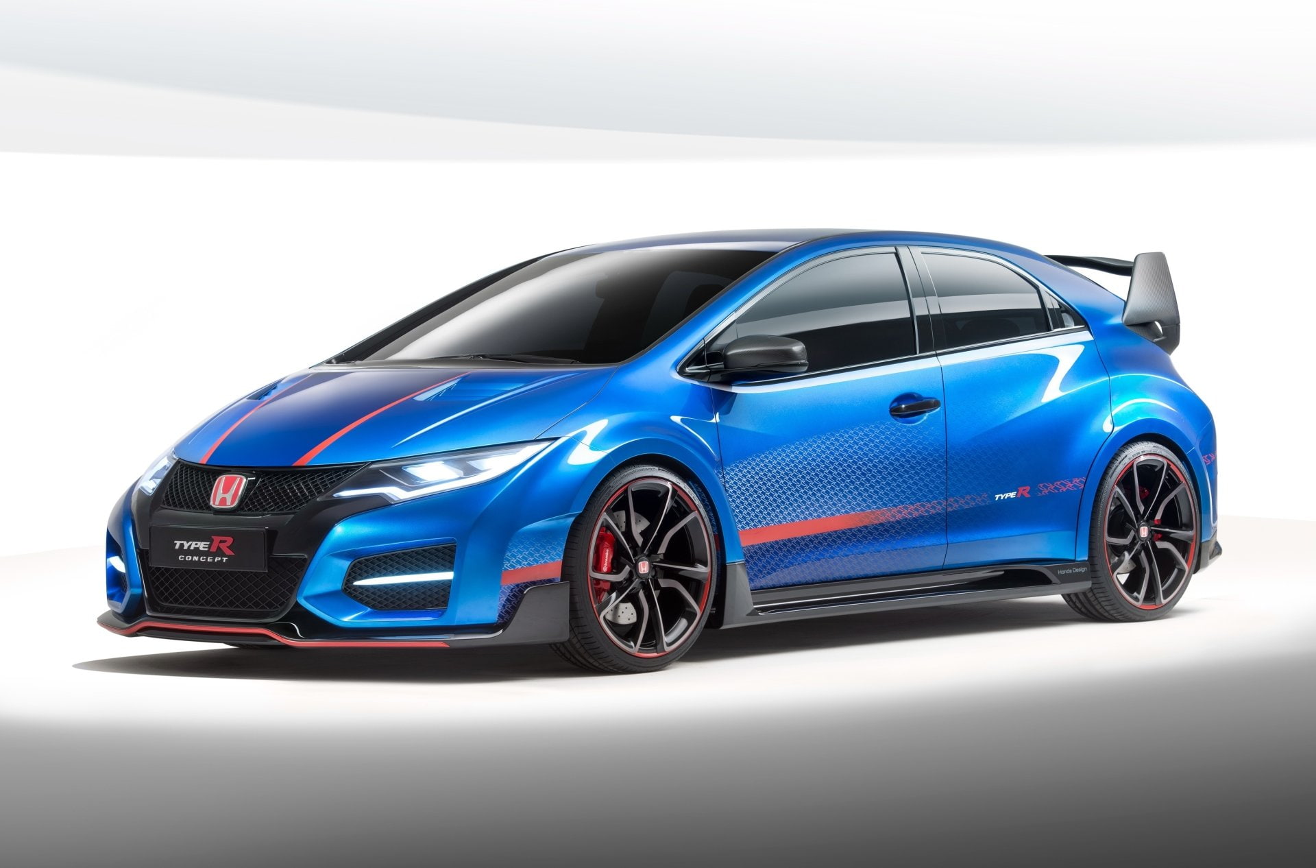 Free download HD wallpaper Honda, Honda Civic Type R, Blue, Concept