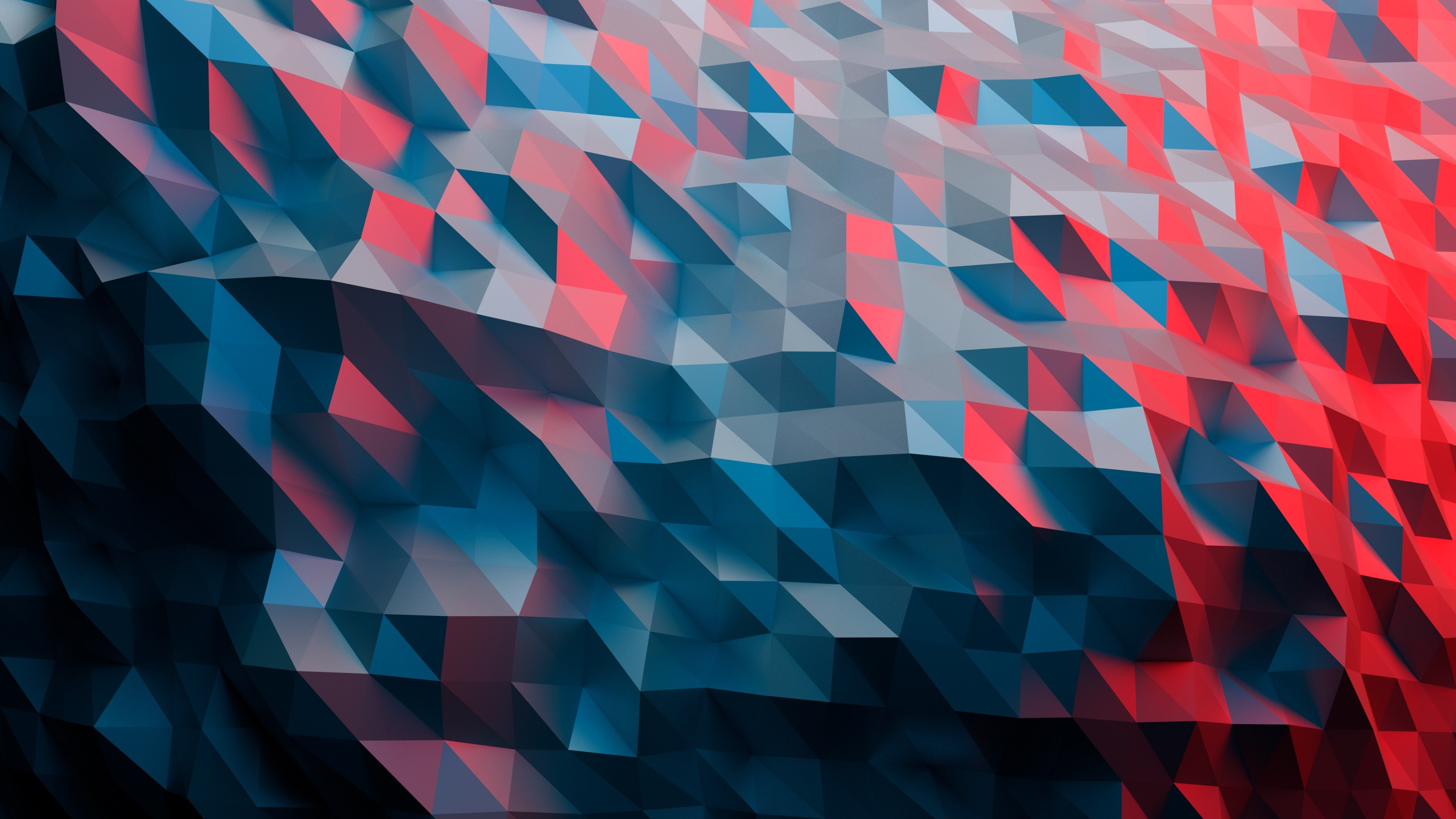 low poly, abstract