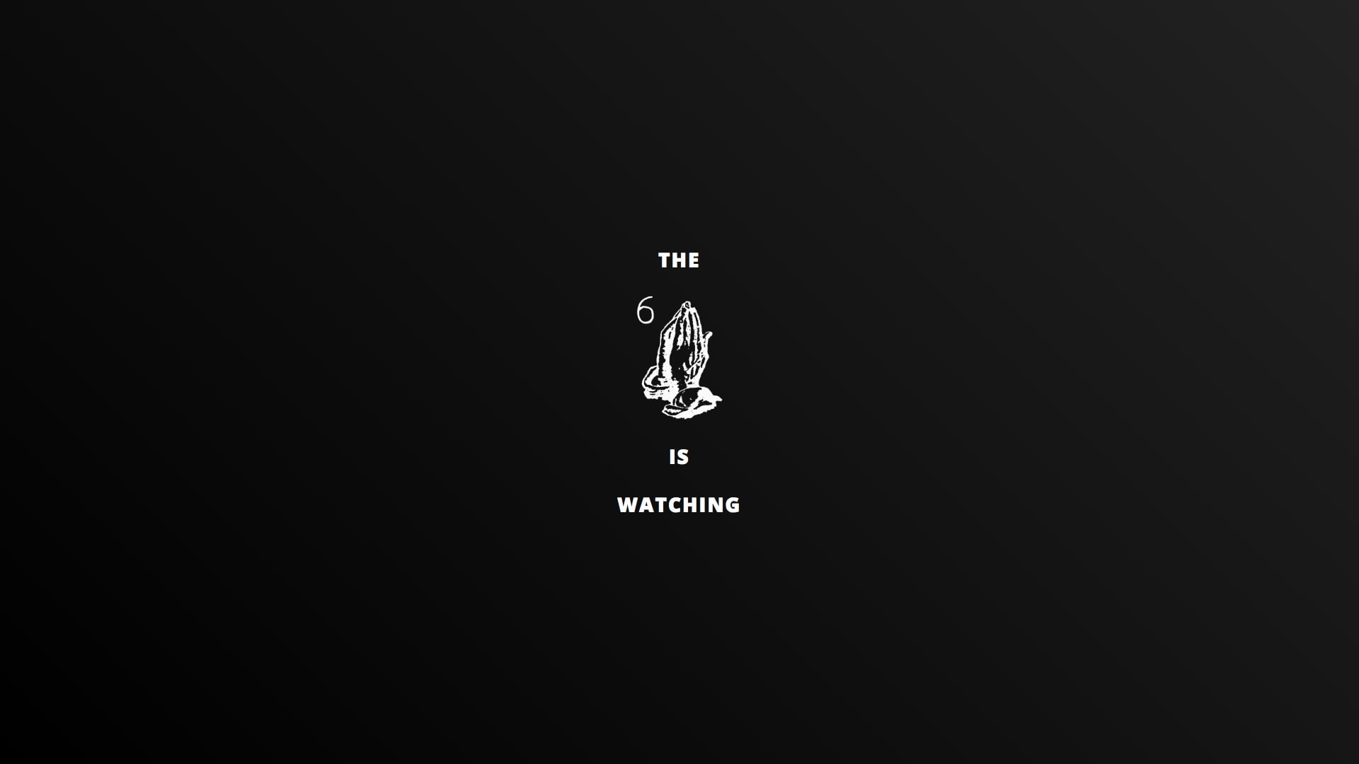 The is watching text, hip hop, simple background, OVO, OVOXO