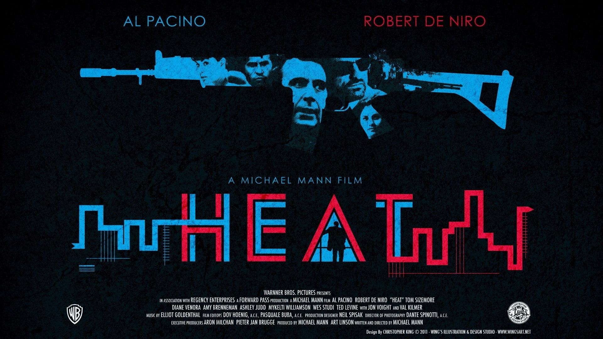 al pacino robert de niro heat heat movie heat movie, communication