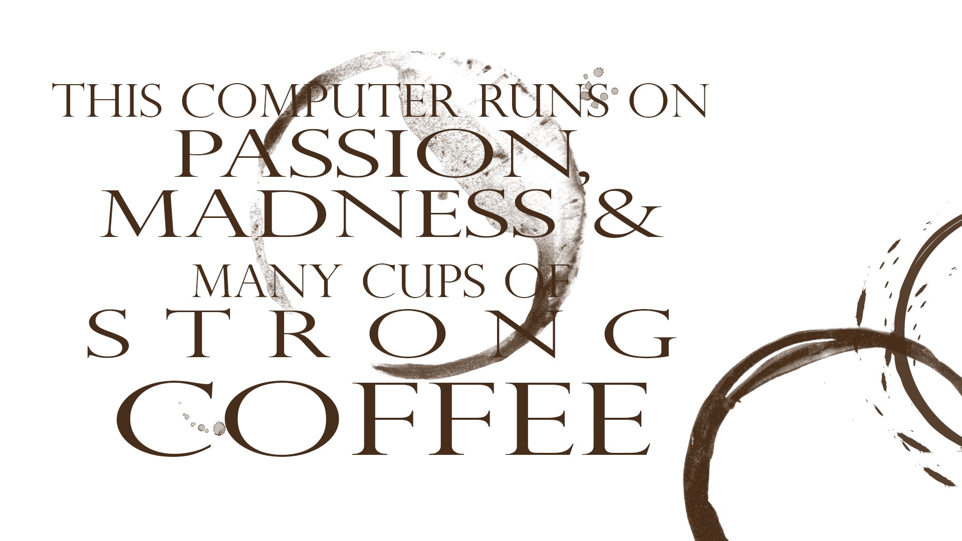 coffee, computer