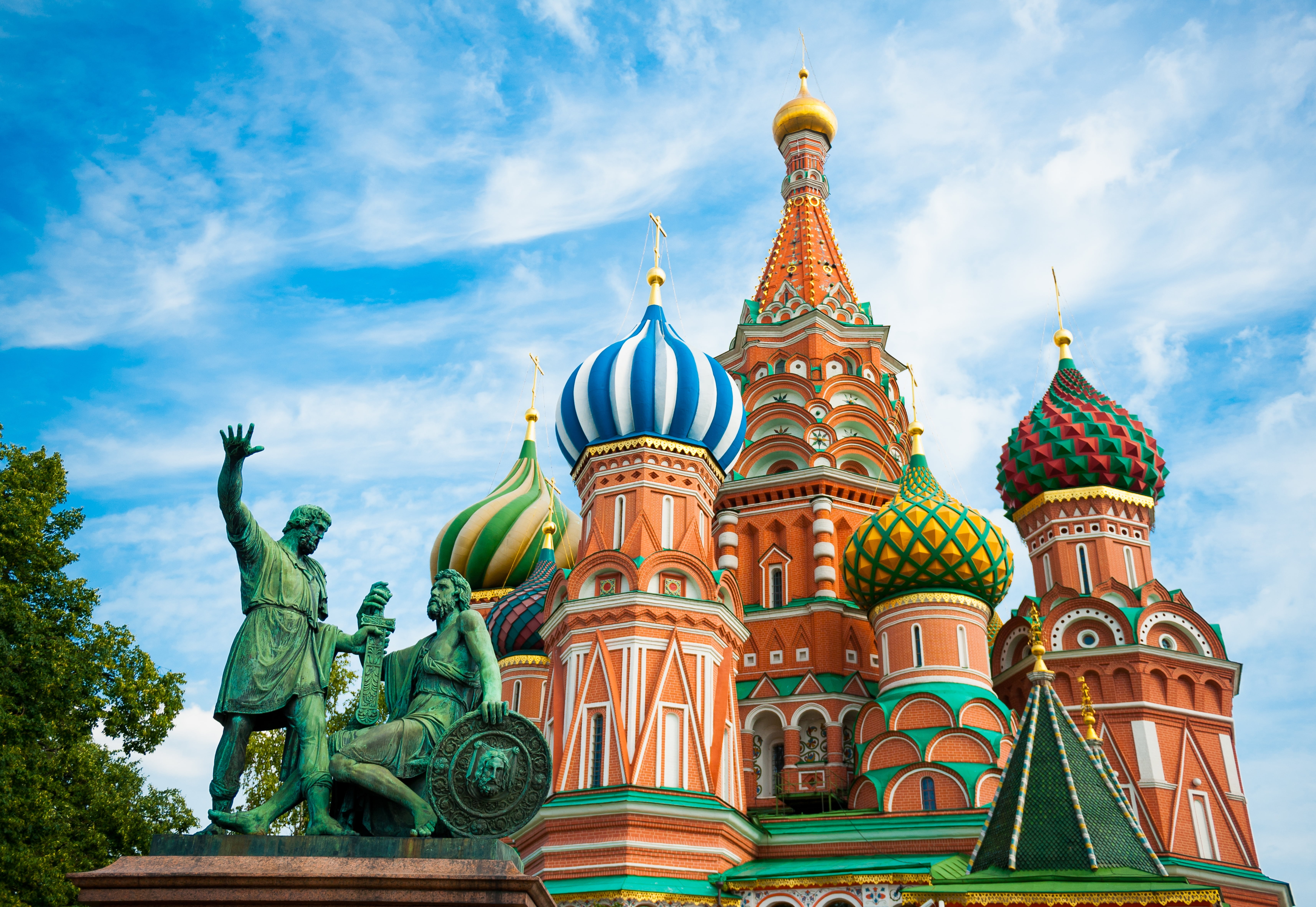 Saint Basil's Cathedral, city, Moscow, The Kremlin, St. Basil's Cathedral