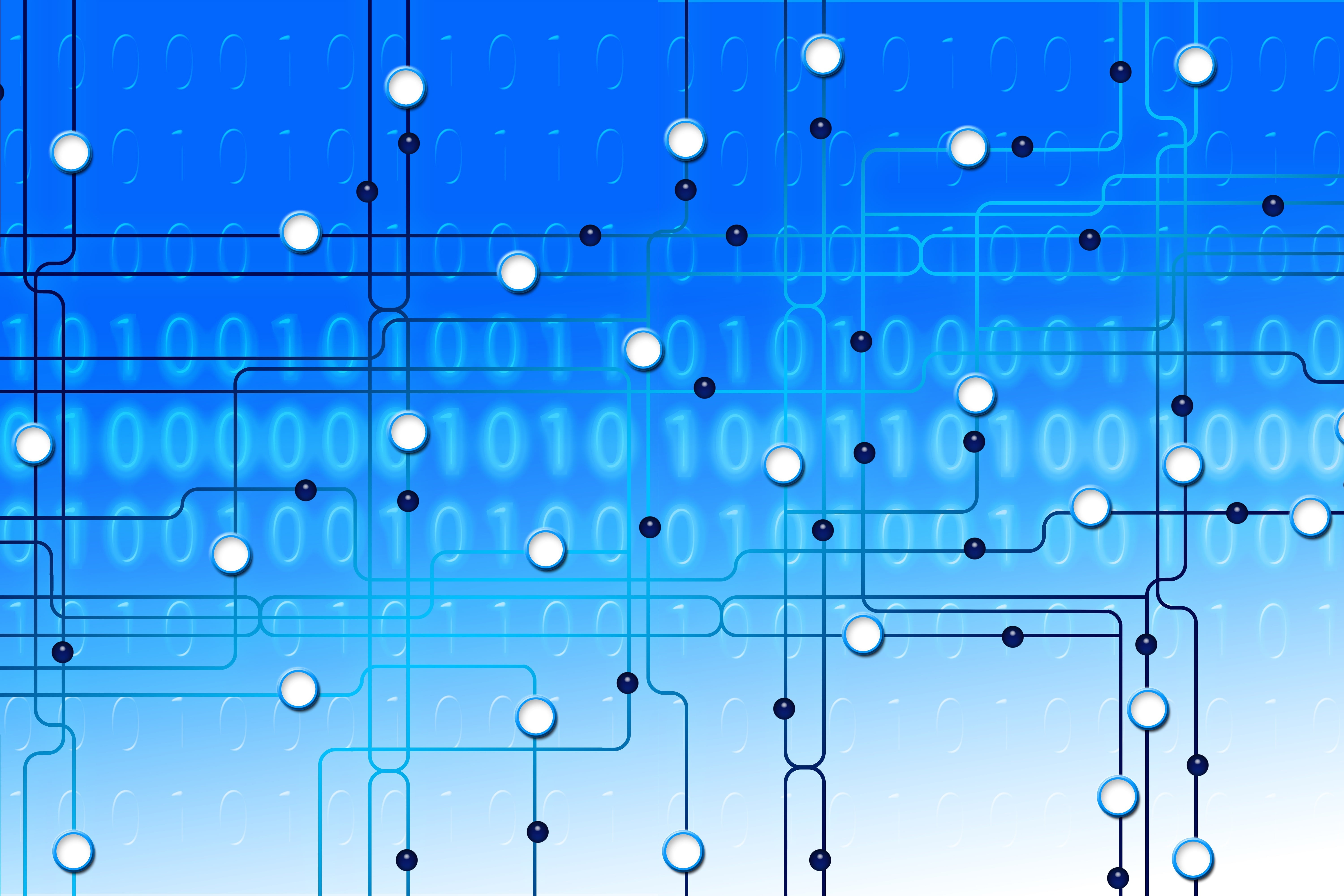 binary code, connection, conductors