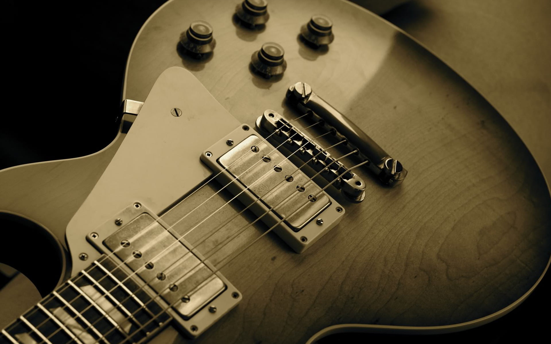 Les Paul Guitar, gray electric guitar, Music, musical instrument