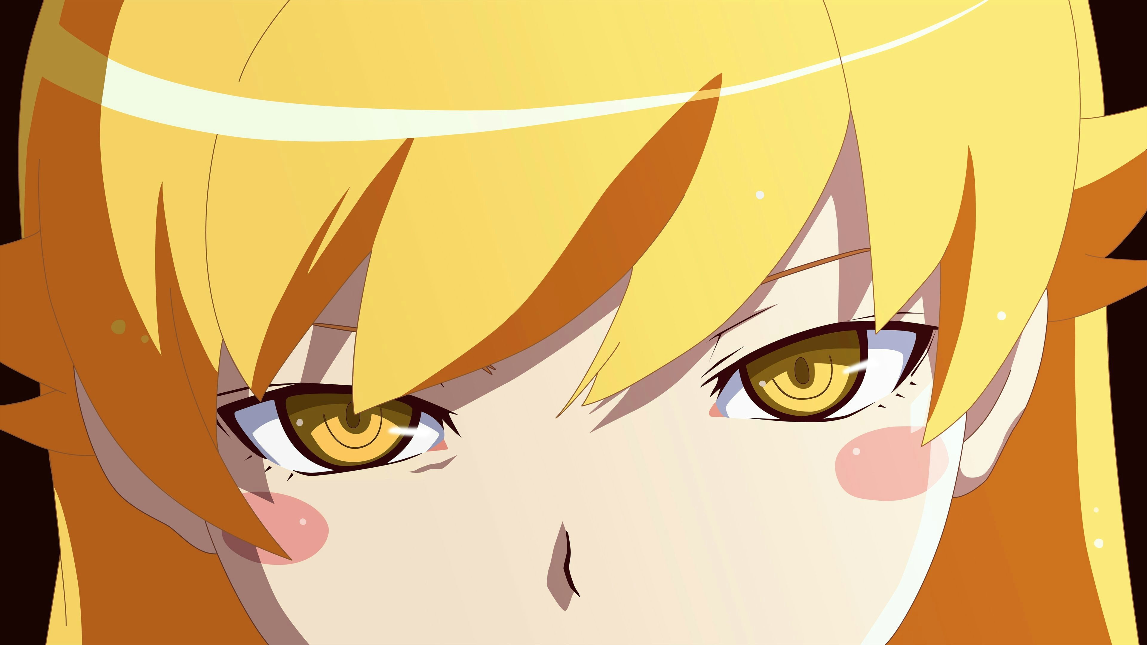 Free Download Hd Wallpaper Bakemonogatari Blondes Nisemonogatari Oshino Shinobu