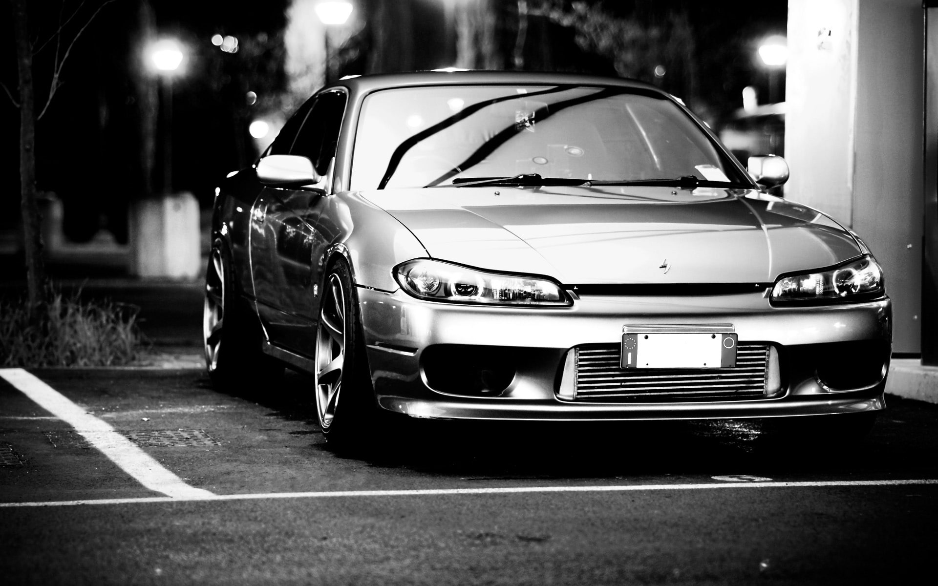 cars, black and white, Nissan, silvia, auto, auto photo, s15