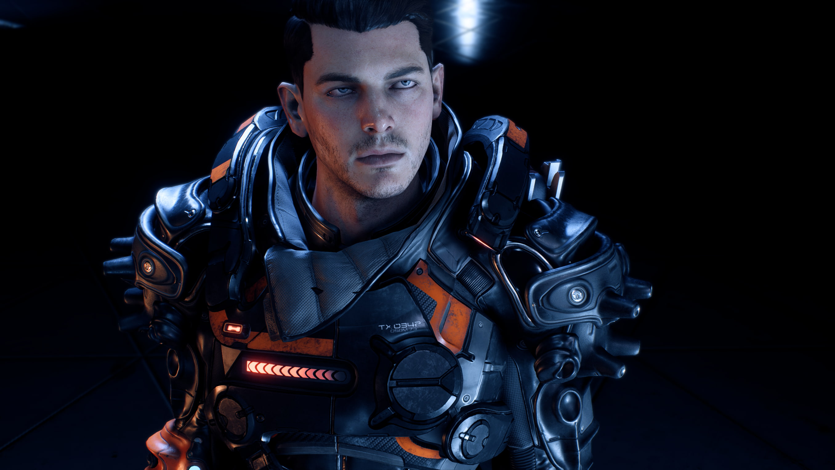 Mass Effect: Andromeda, video games, portrait, one person, looking at camera