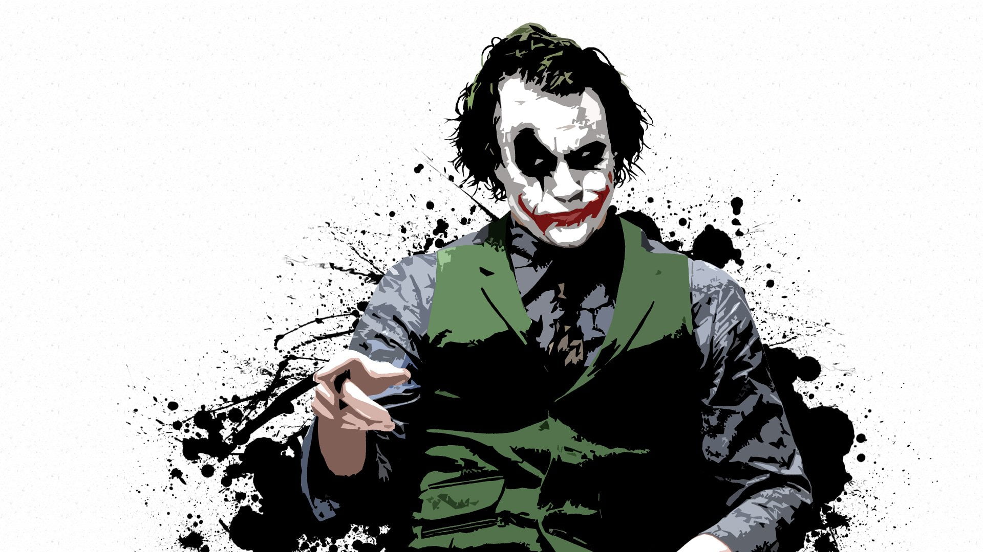 The Joker illustration, Batman, The Dark Knight, people, one Person
