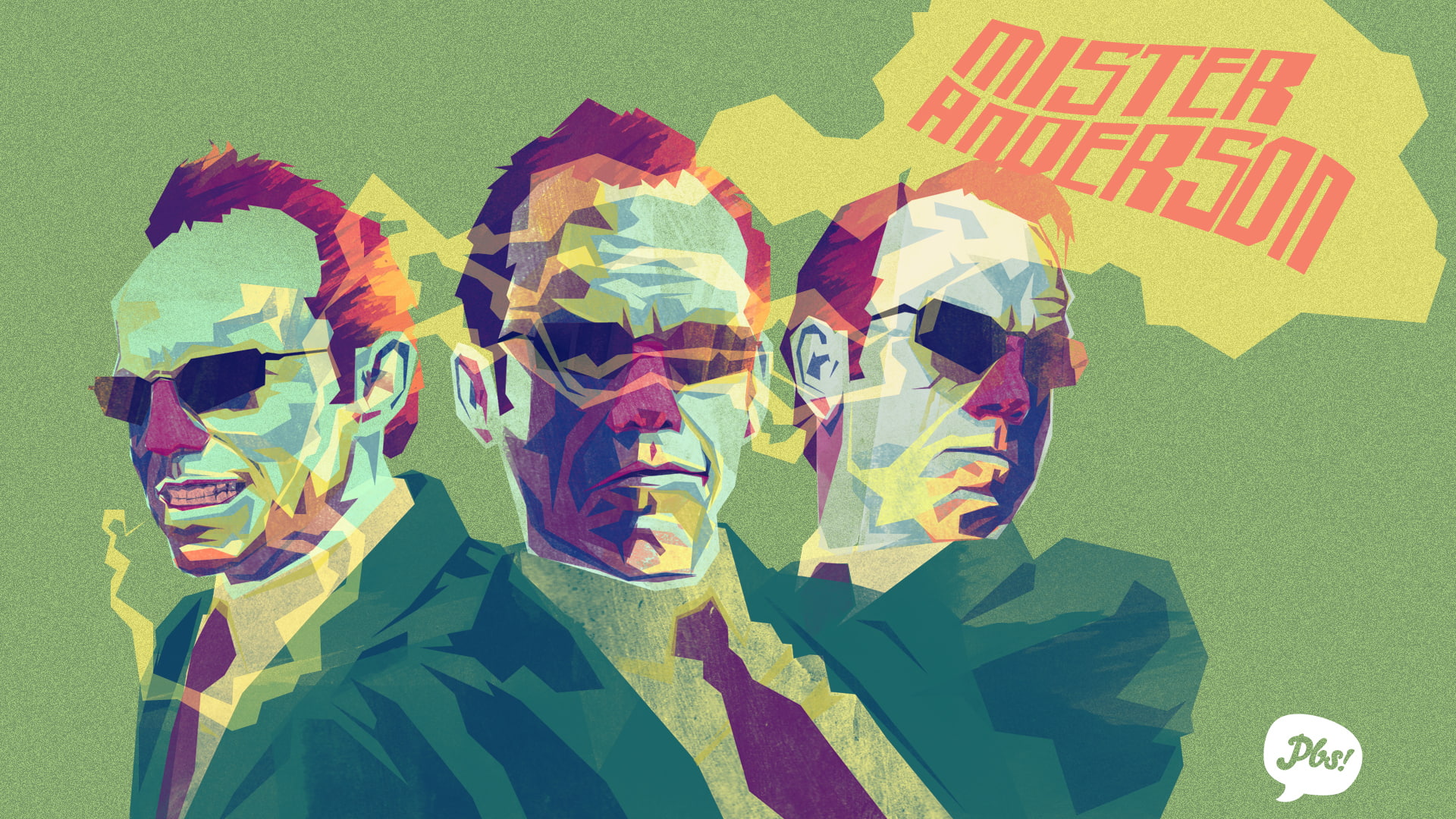 Mister Anderson wallpaper, figure, matrix, agent Smith, the matrix