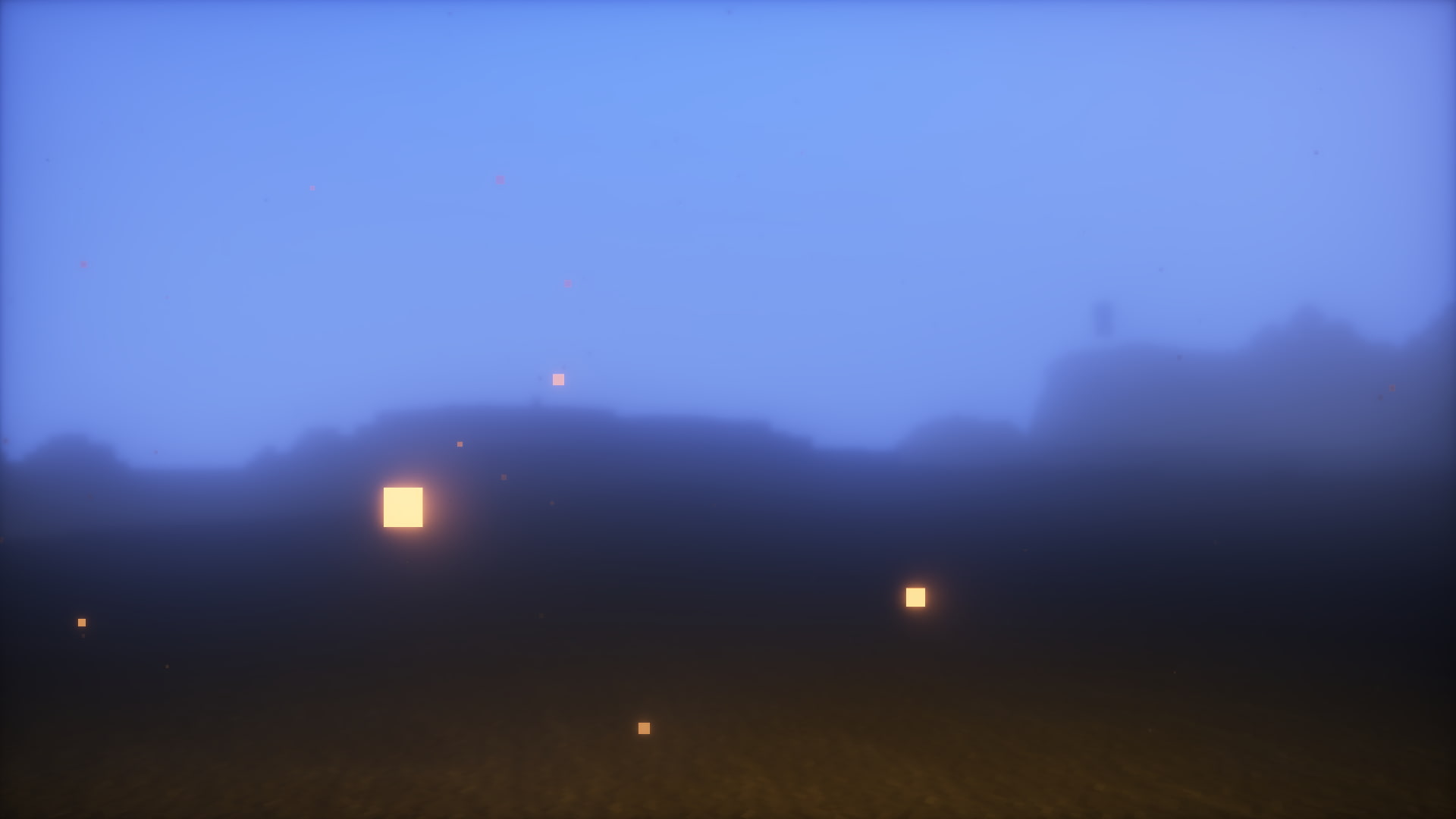 minecraft, underwater, ocean, Games, sky, night, fog, no people