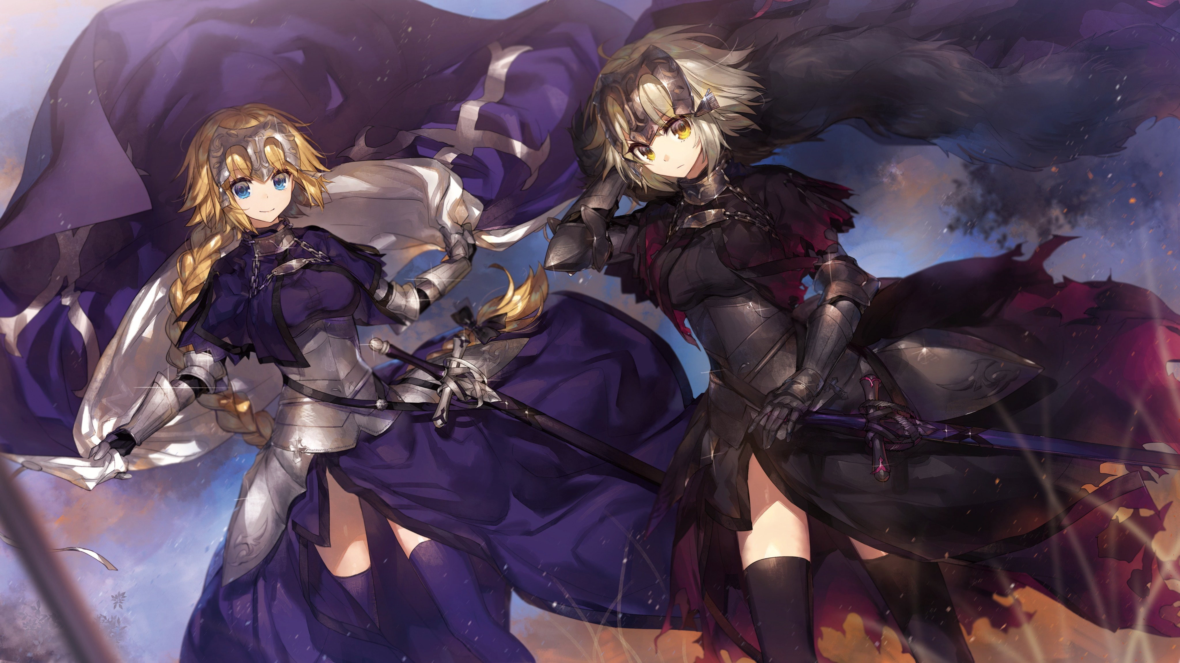 Jeanne darc alter  FateStay Night  FateGrand Order  Jeanne dArc  dress  thigh-highs  FateApocrypha  armor