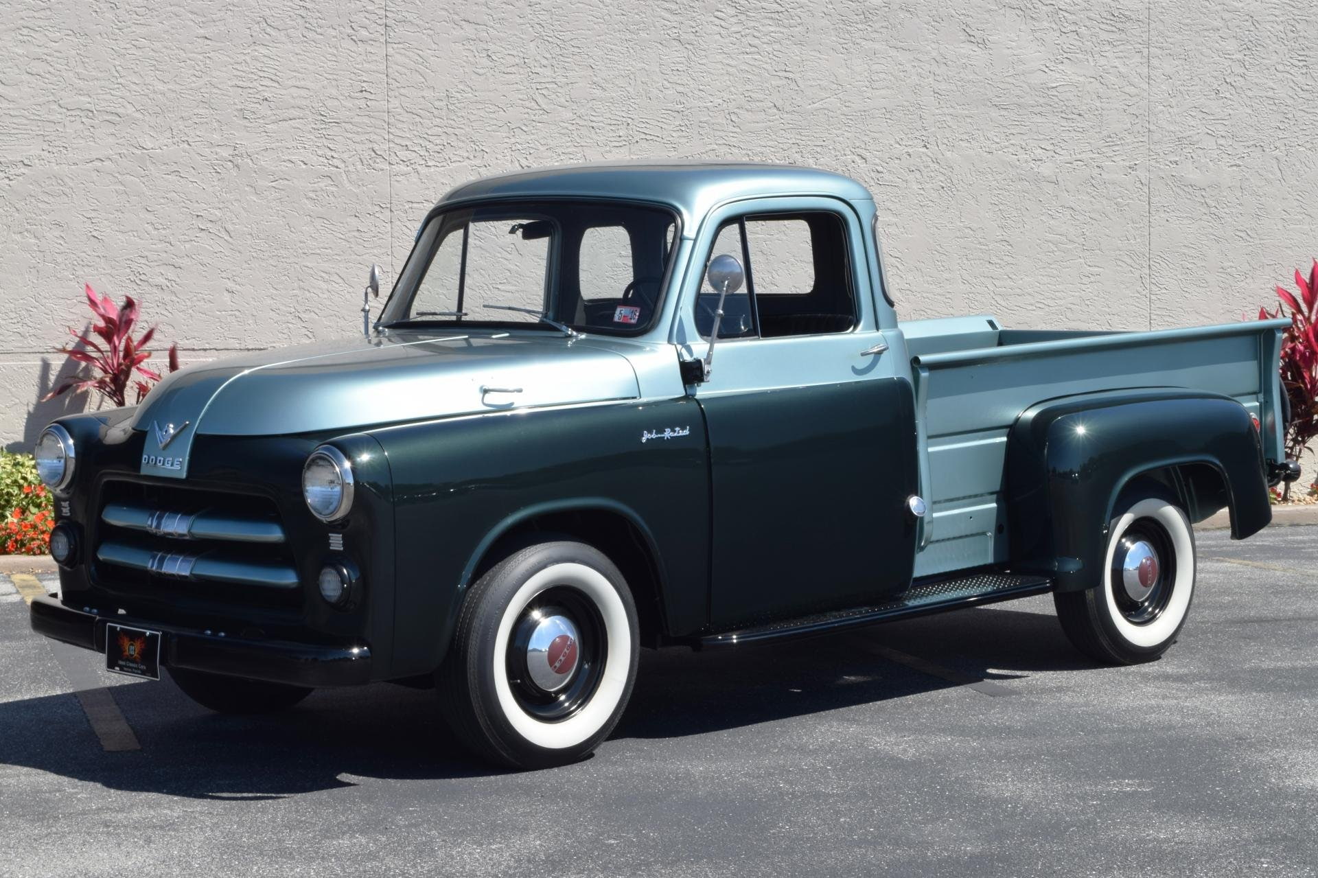 1955, dodge, hemi, job, pickup, ram, rare, rated, red, truck