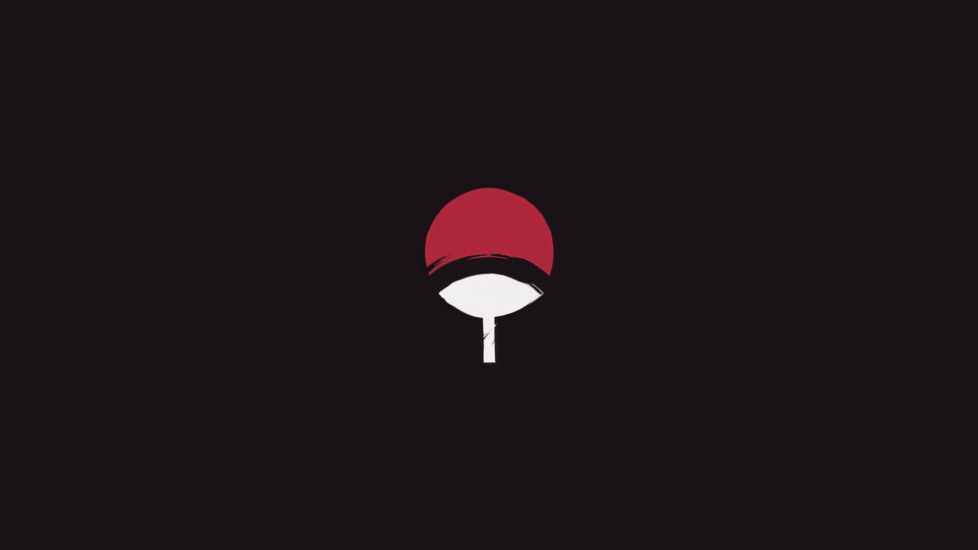 Uchiha clan, logo, minimalism, Naruto (anime), dark, Uchiha Sasuke