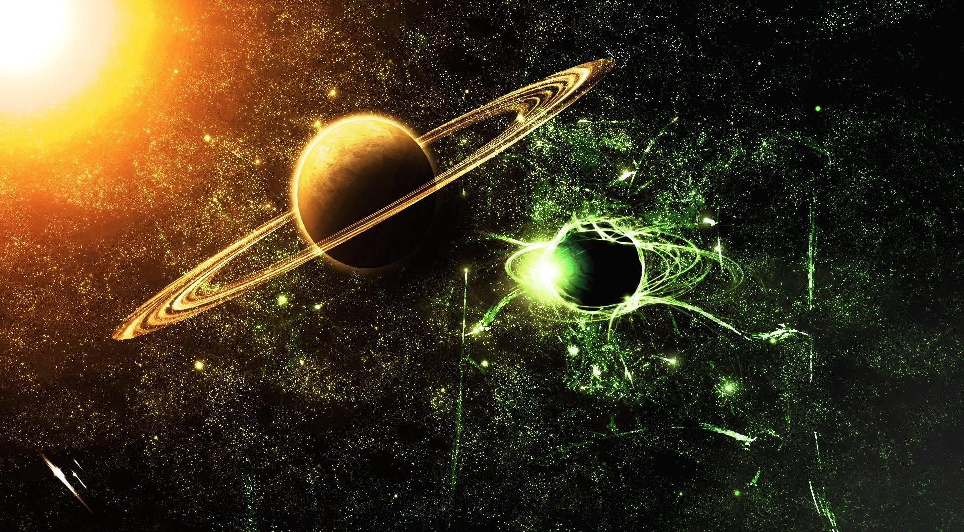 Planet, Ring, Space