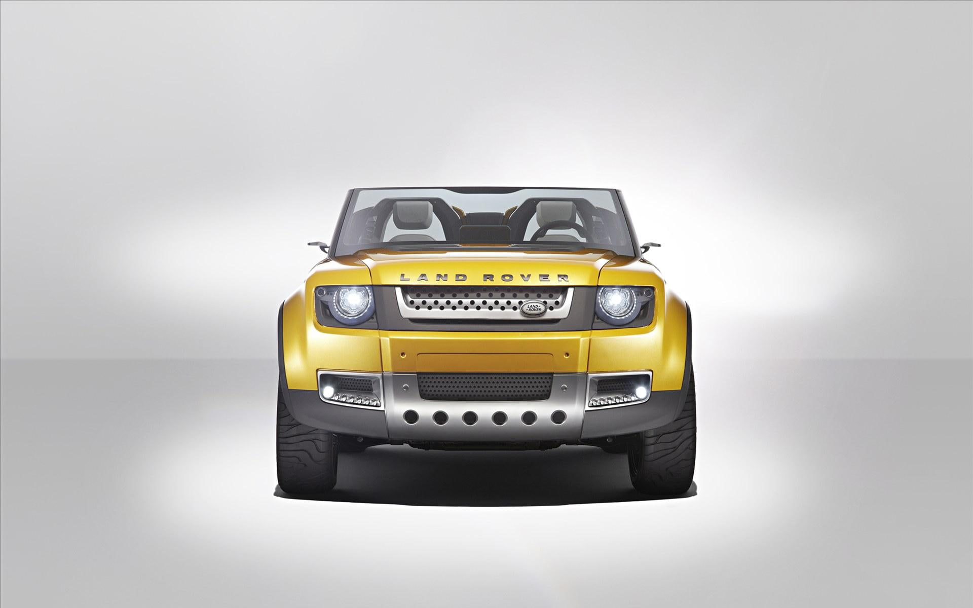 Land Rover Defender Sport Concept 2011, yellow and grey land rover