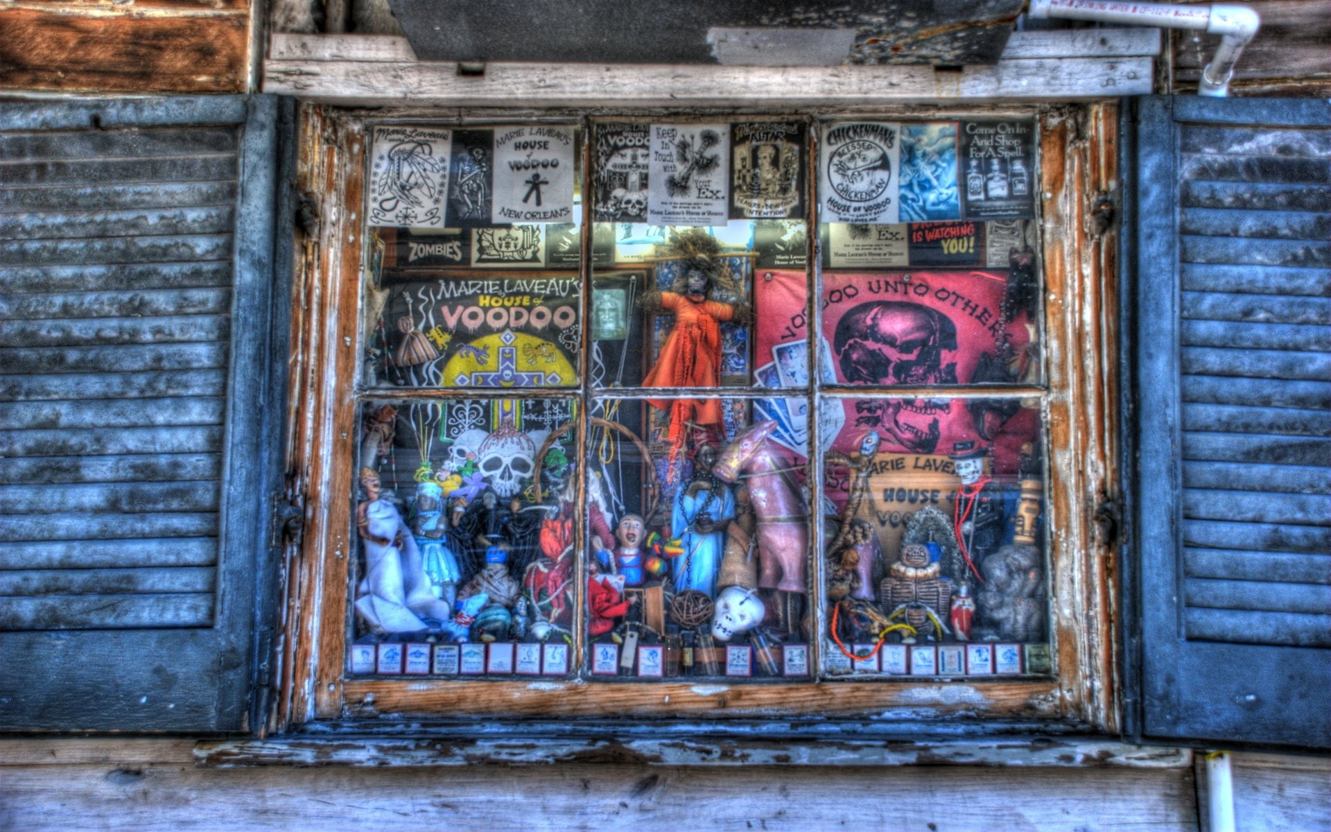 Buildings, Front, HDR, New  Orleans, Shop, Store, Voodoo, Window