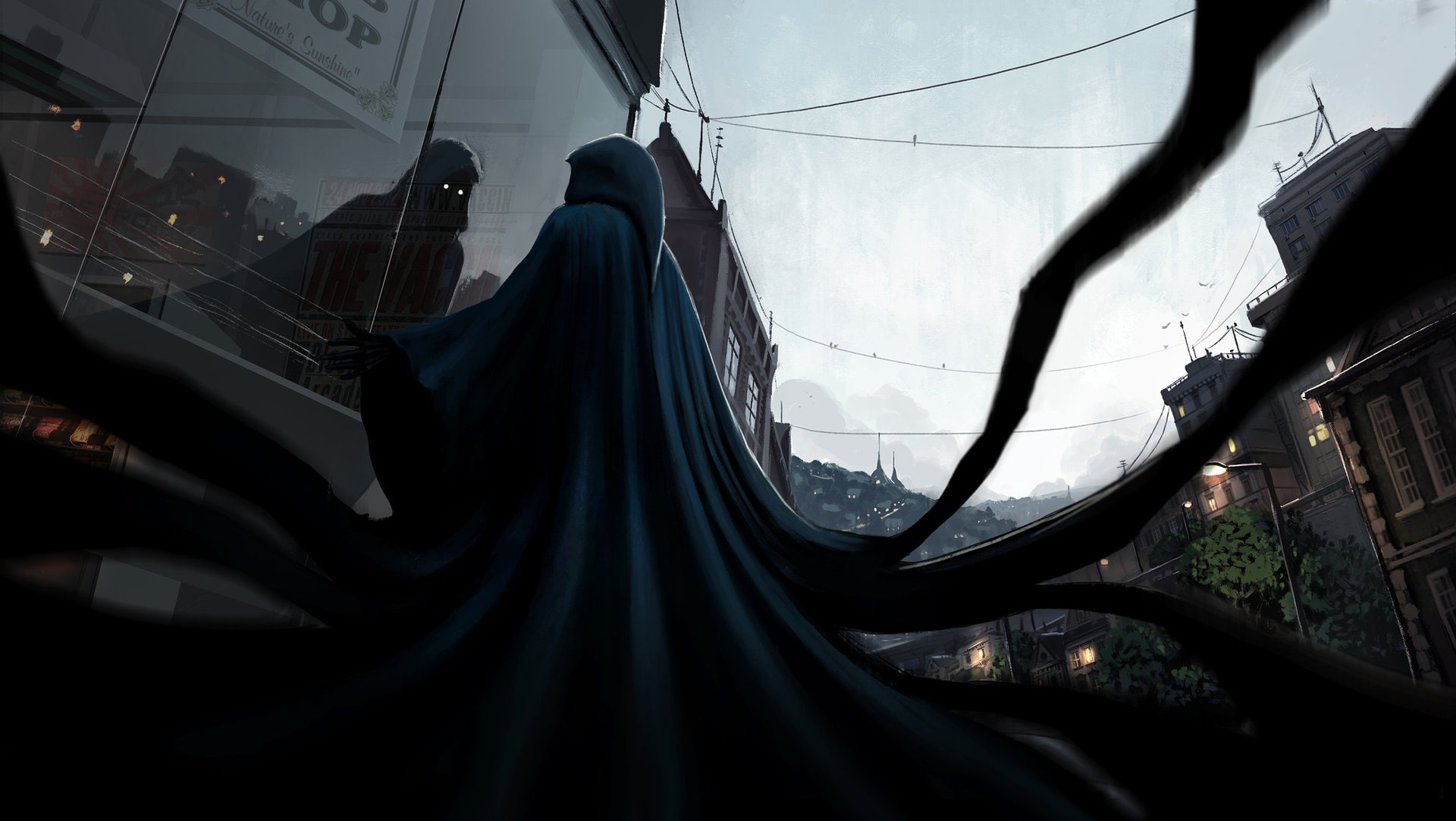 Dark, Creature, Reflection