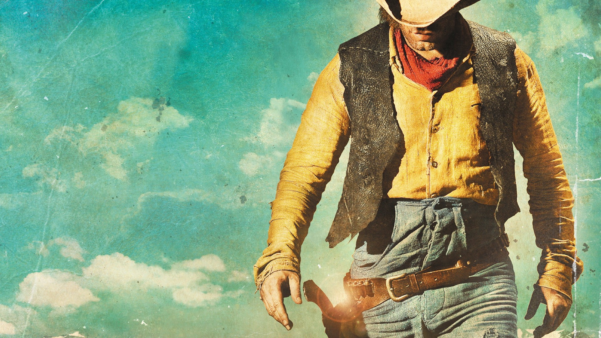 cowboy wallpaper, Lucky Luke, Jean Dujardin, cowboys, comics