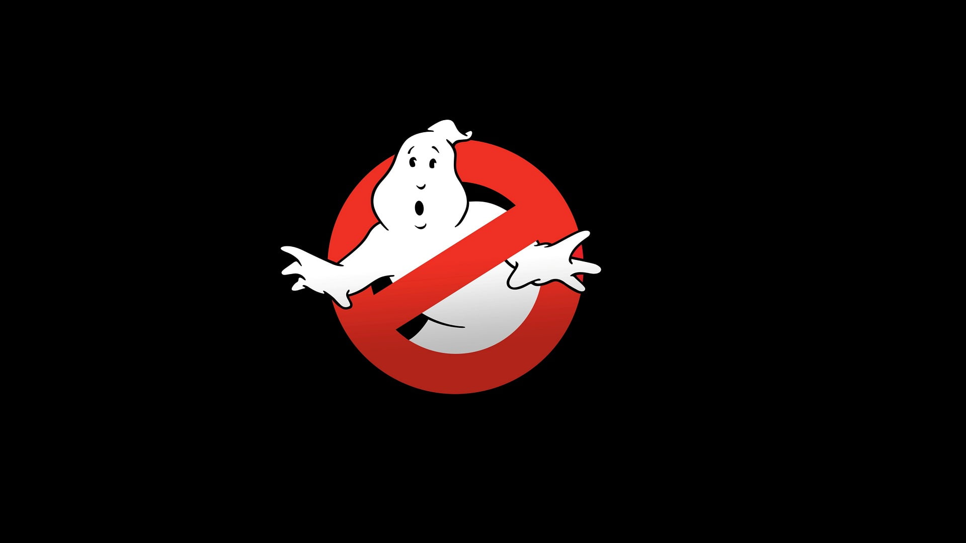 Free download | HD wallpaper: Ghostbuster logo, background, black, cast