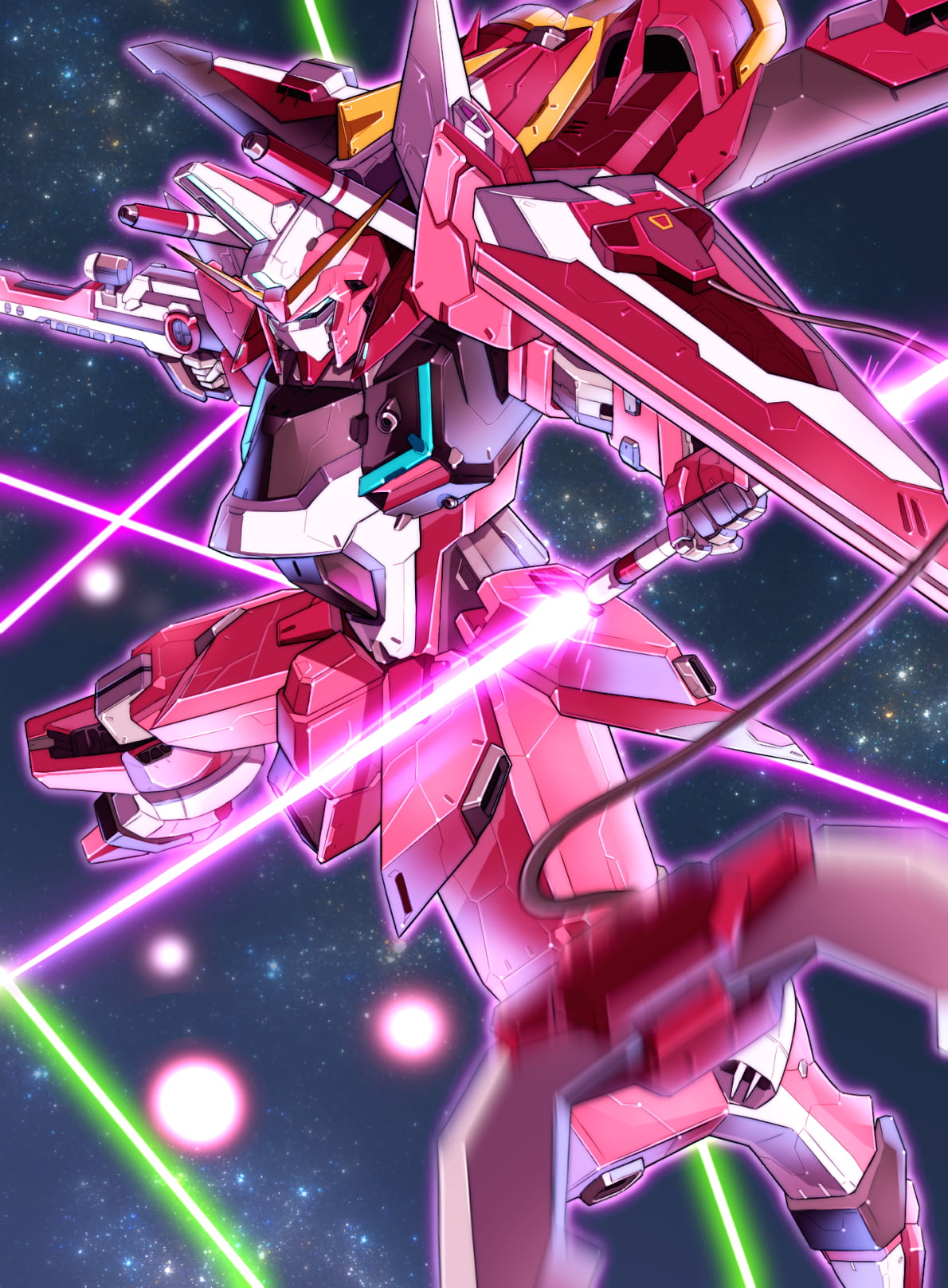 anime, Gundam, robot, Infinite Justice Gundam, Mobile Suit Gundam SEED Destiny