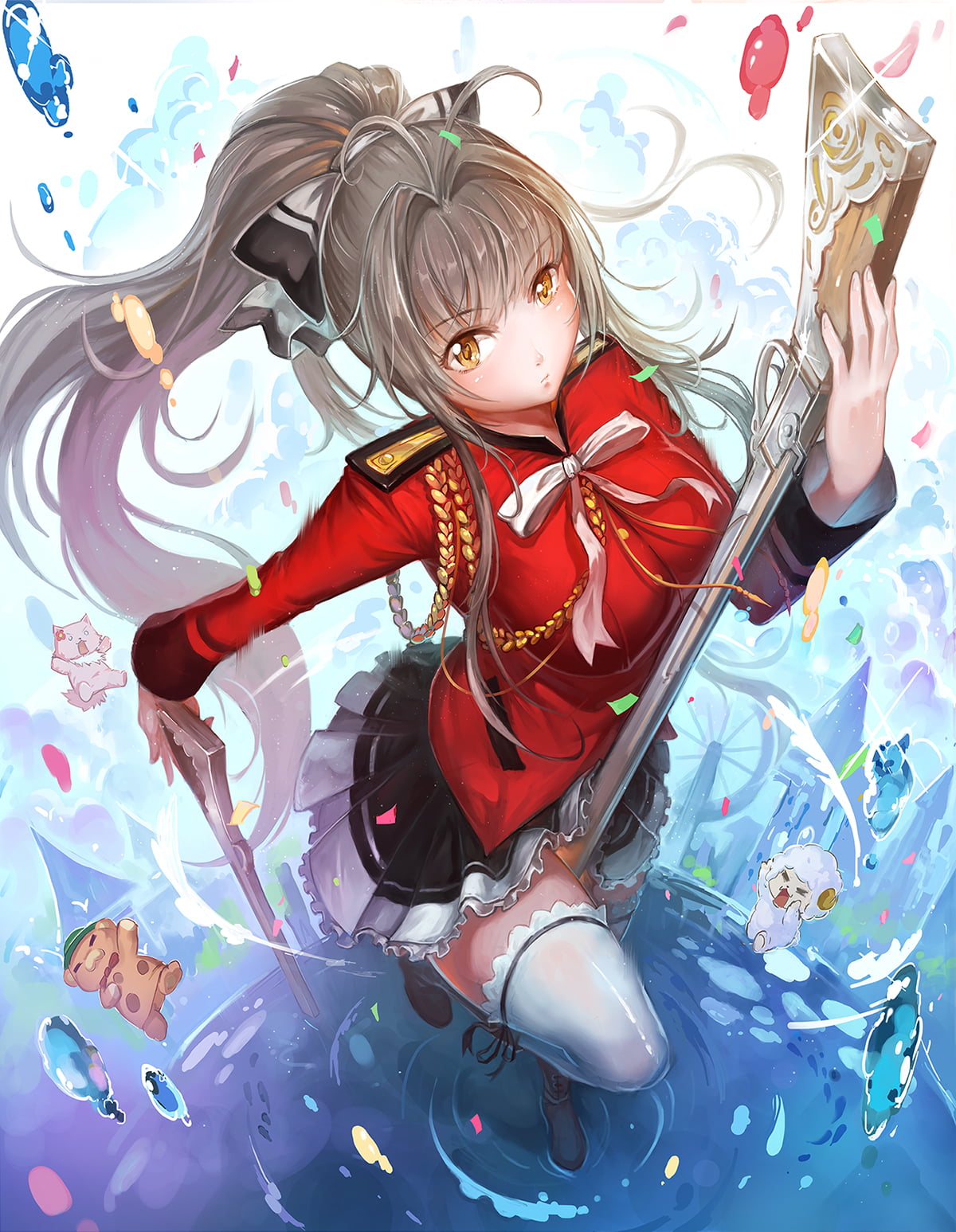 anime girls, Sento Isuzu, Amagi Brilliant Park, childhood, representation