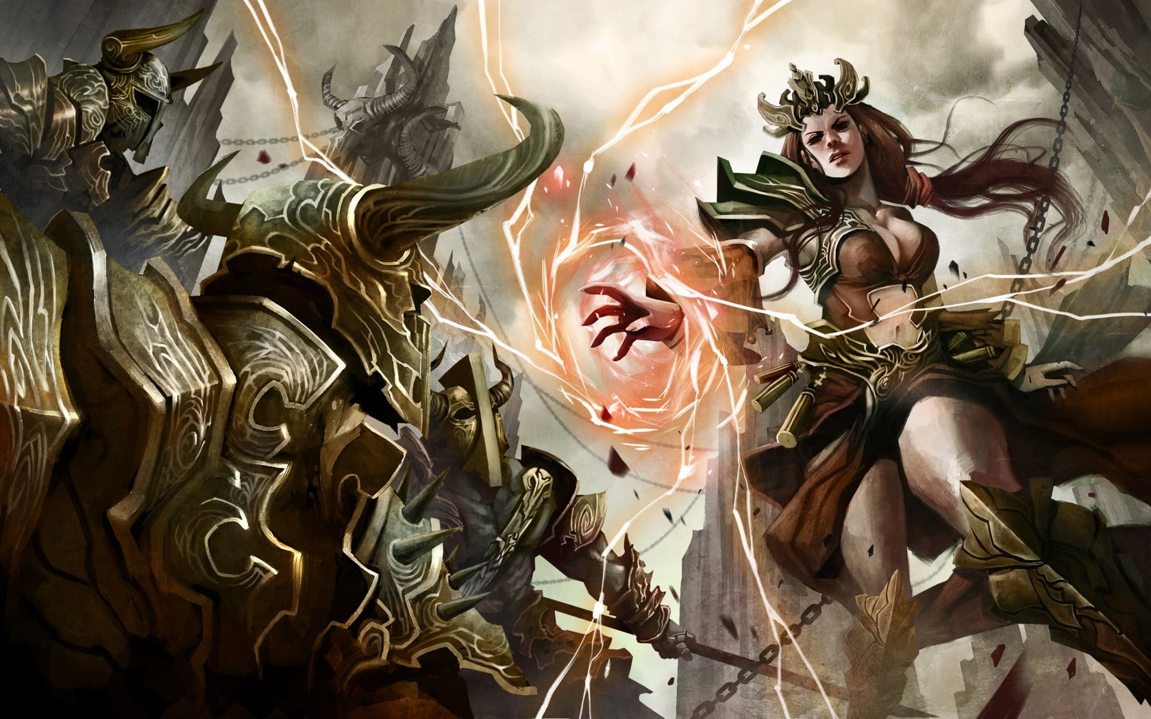 game character illustration, Diablo, Diablo III, video games