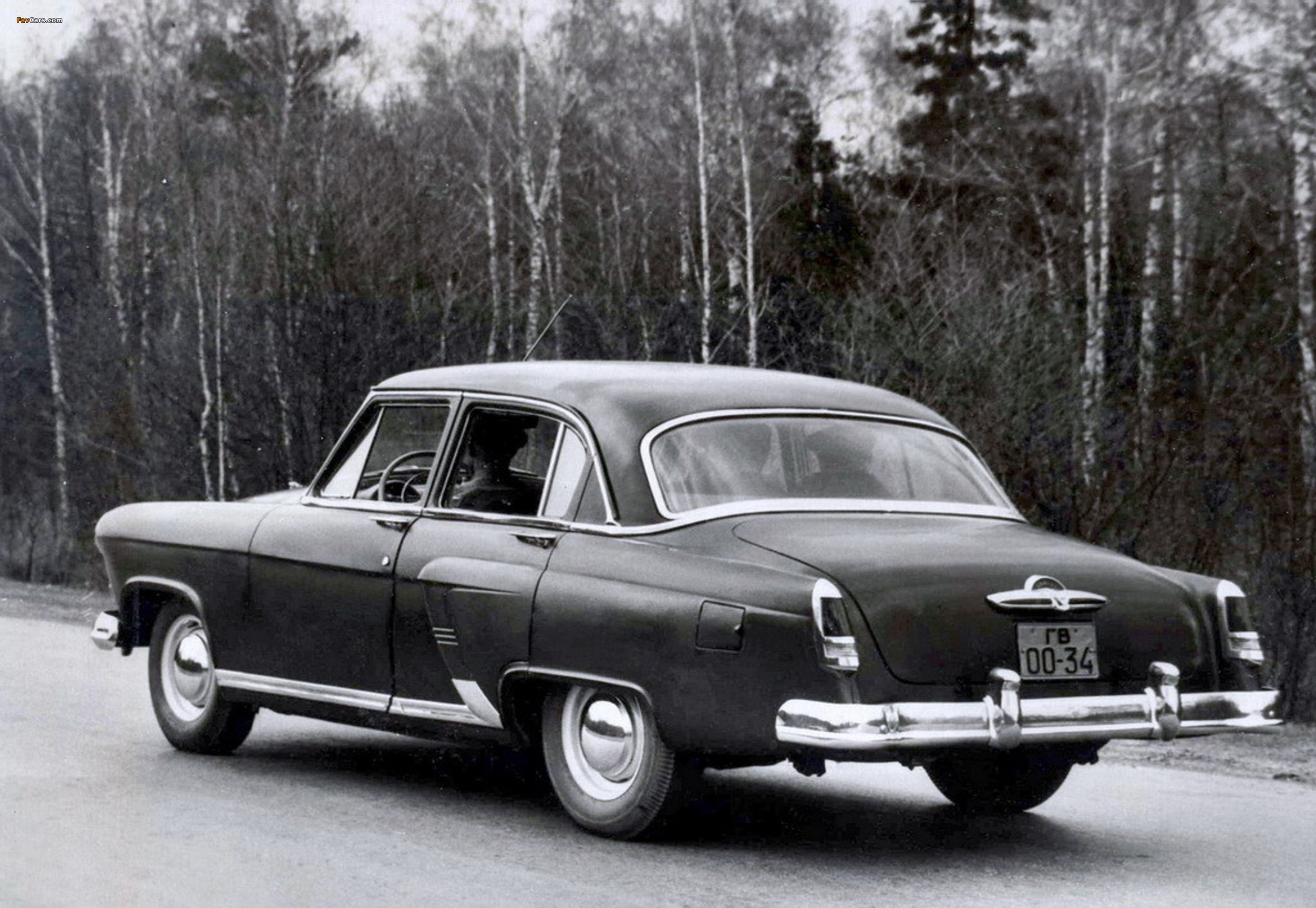 1954, 4000x2759, car, gaz, russia, russian, volga
